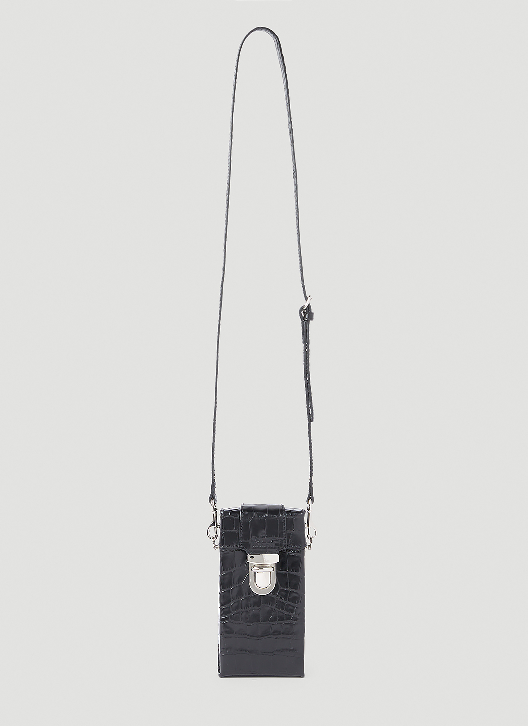 Crocodile Box Phone Pouch