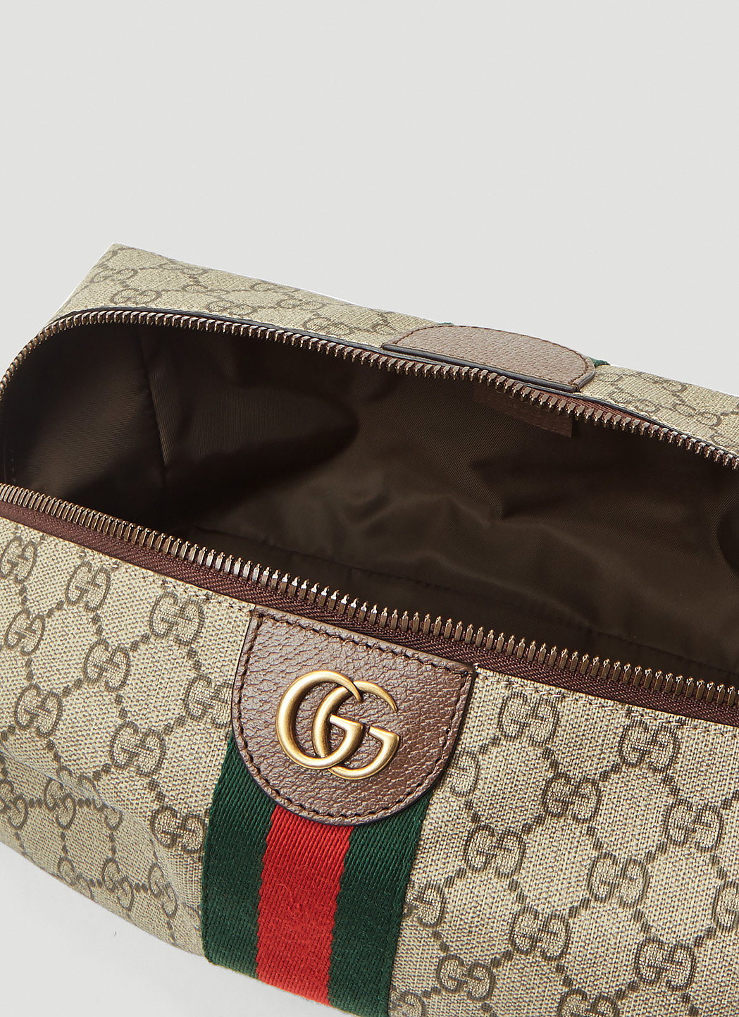 Gucci Men's Ophidia GG Toiletry Case in Beige LNCC