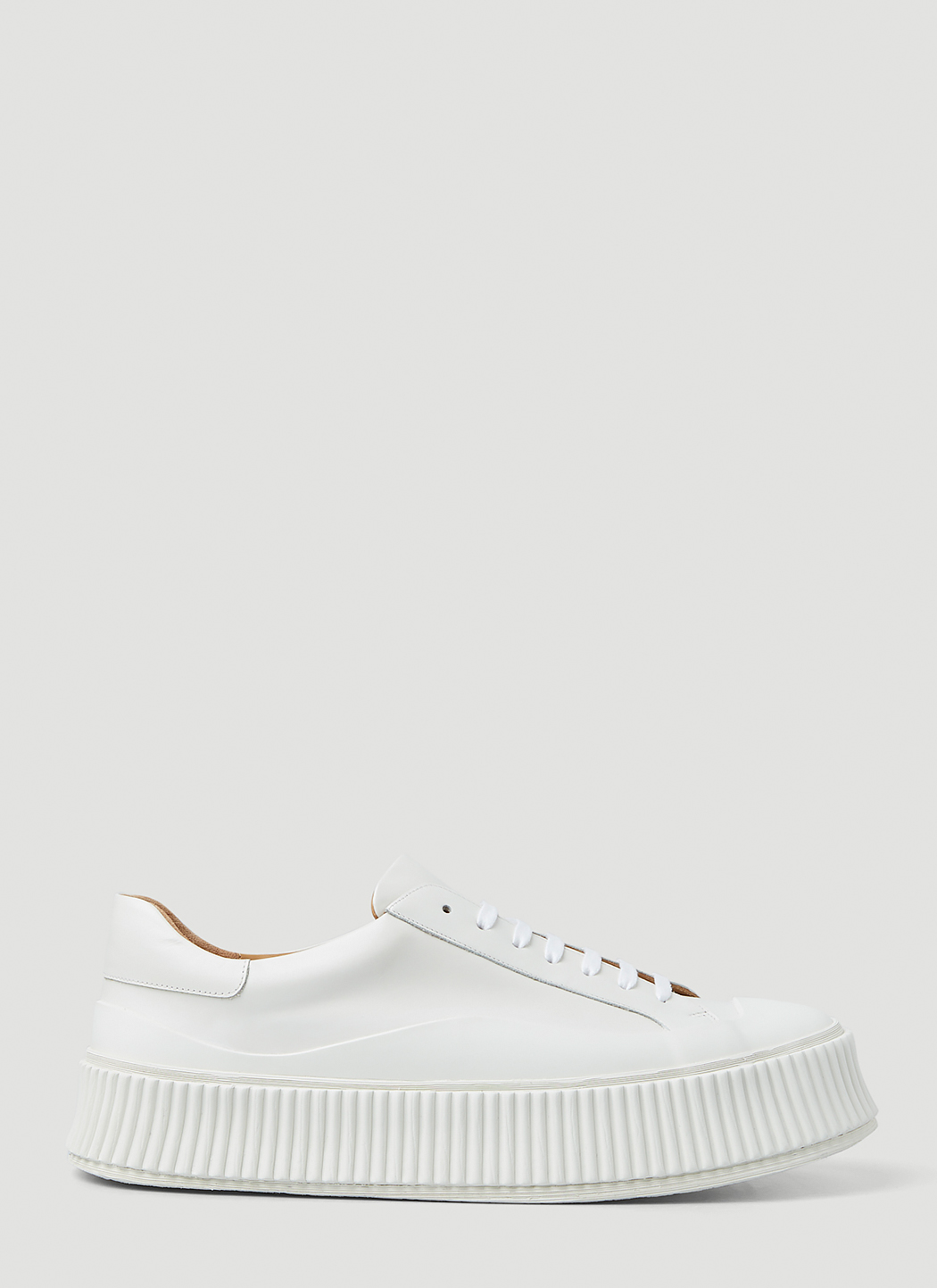Jil Sander Platform Sneakers in Natural | LN-CC
