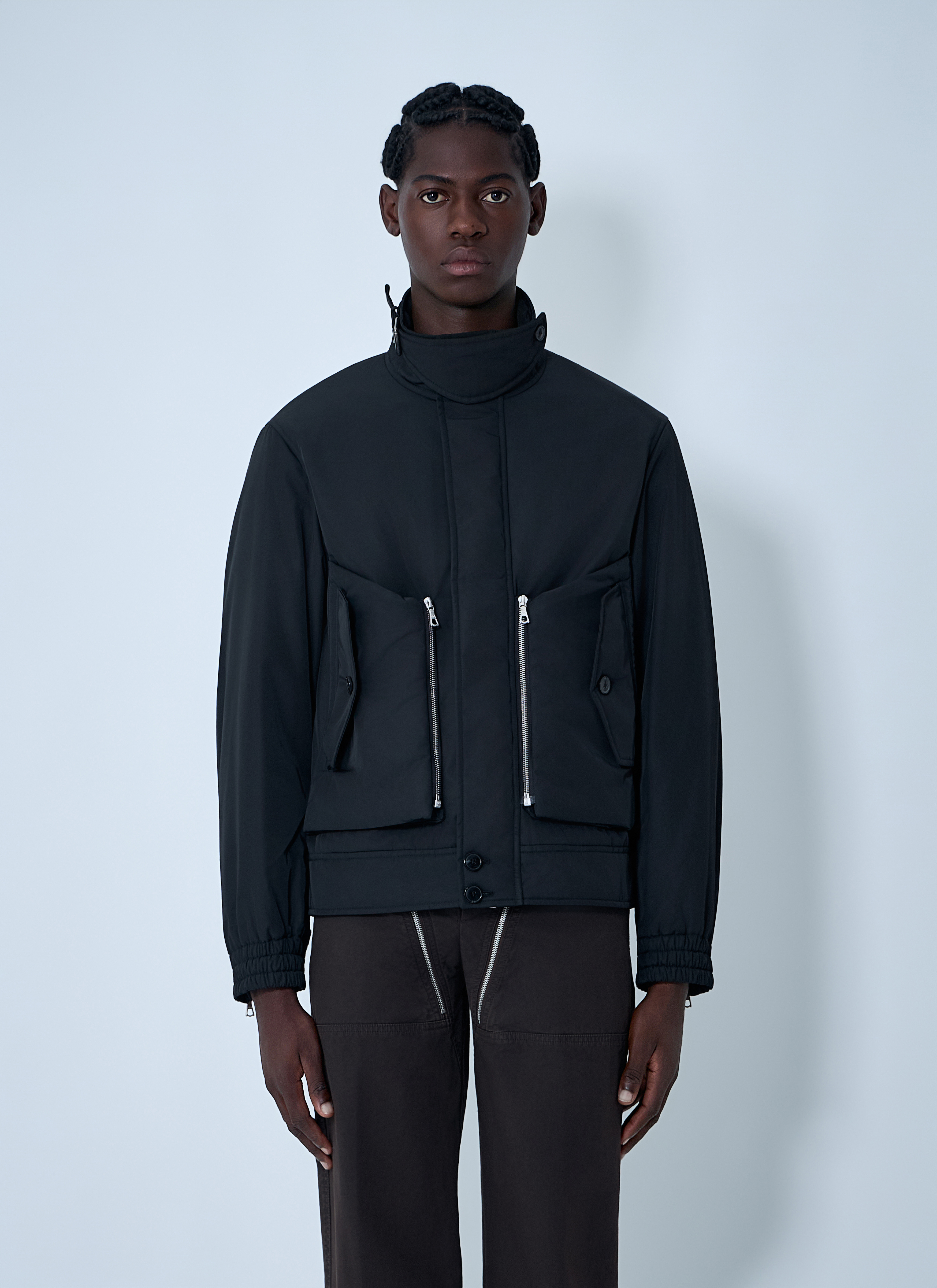 DRIES VAN NOTEN 刺繍入レースジップアップジャケット38新品同様 dvn0162003_blk_00.jpg