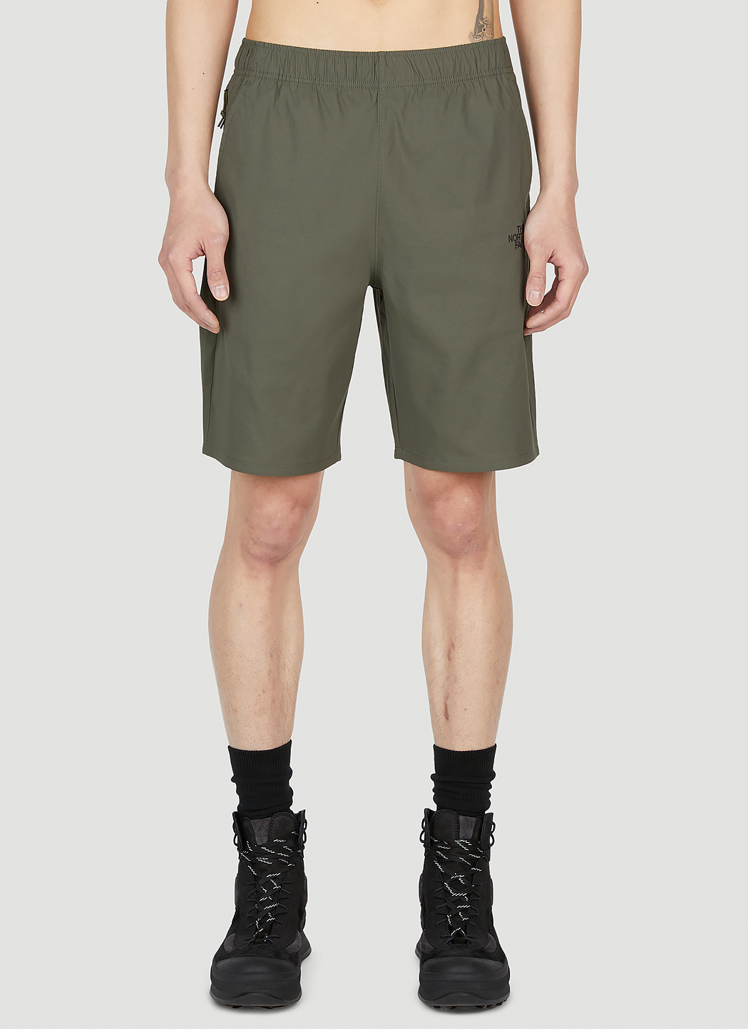 Travel Logo Print Shorts