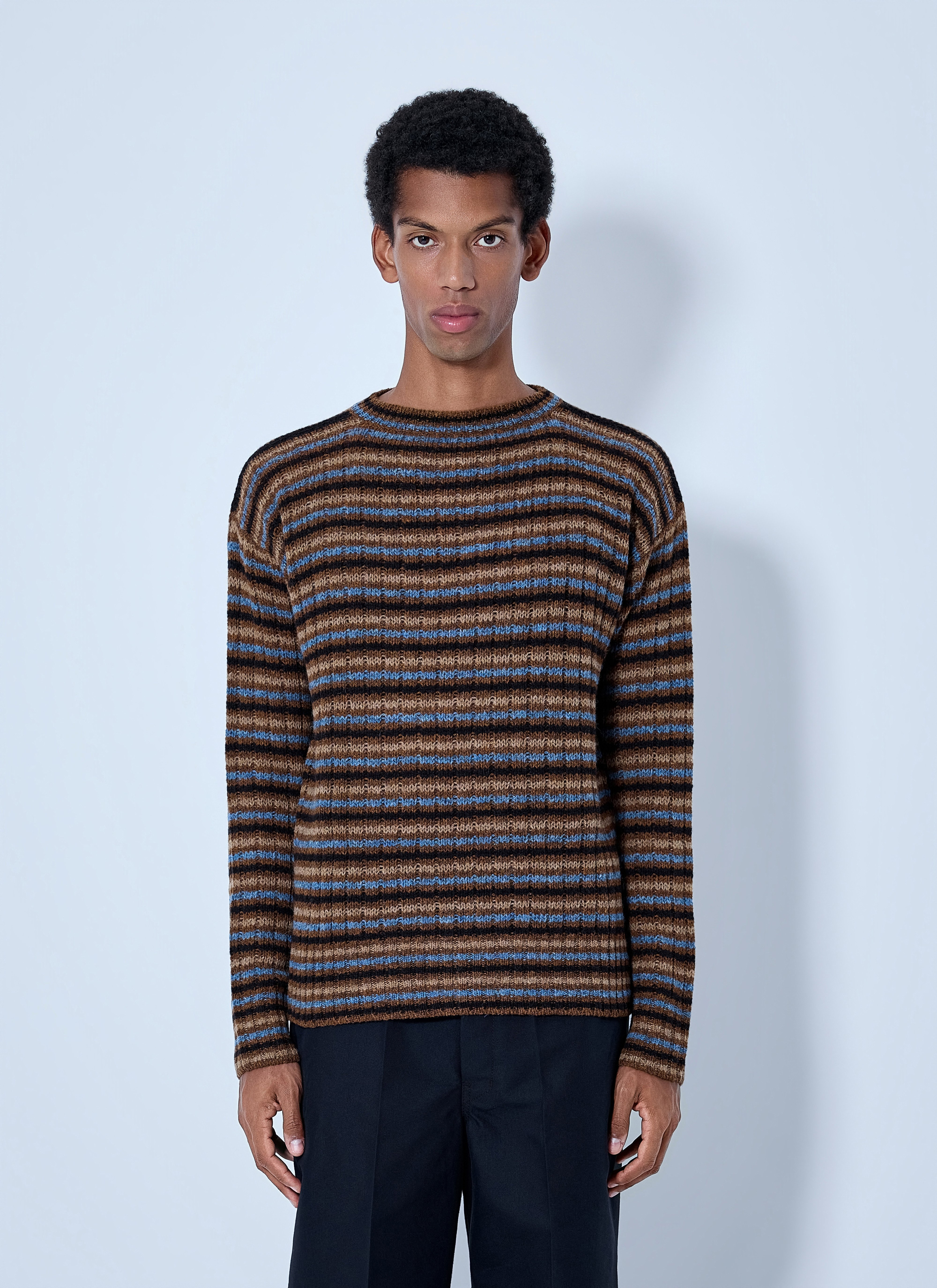 Prada Prada Shetland Wool Boatneck Sweater