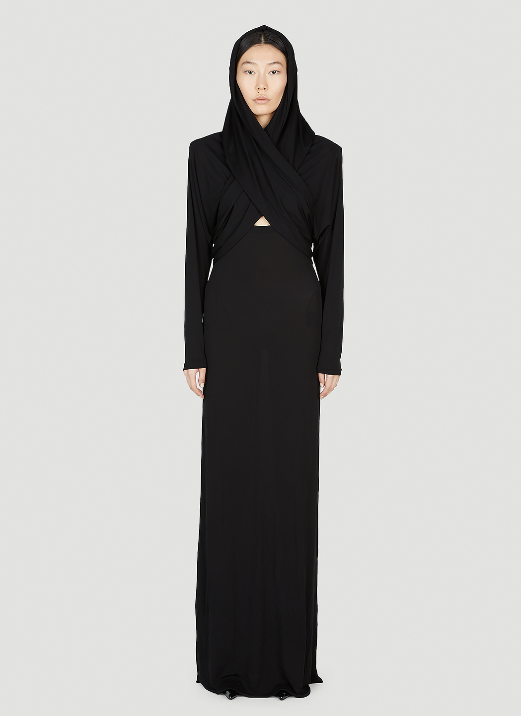 Hooded Maxi Dress