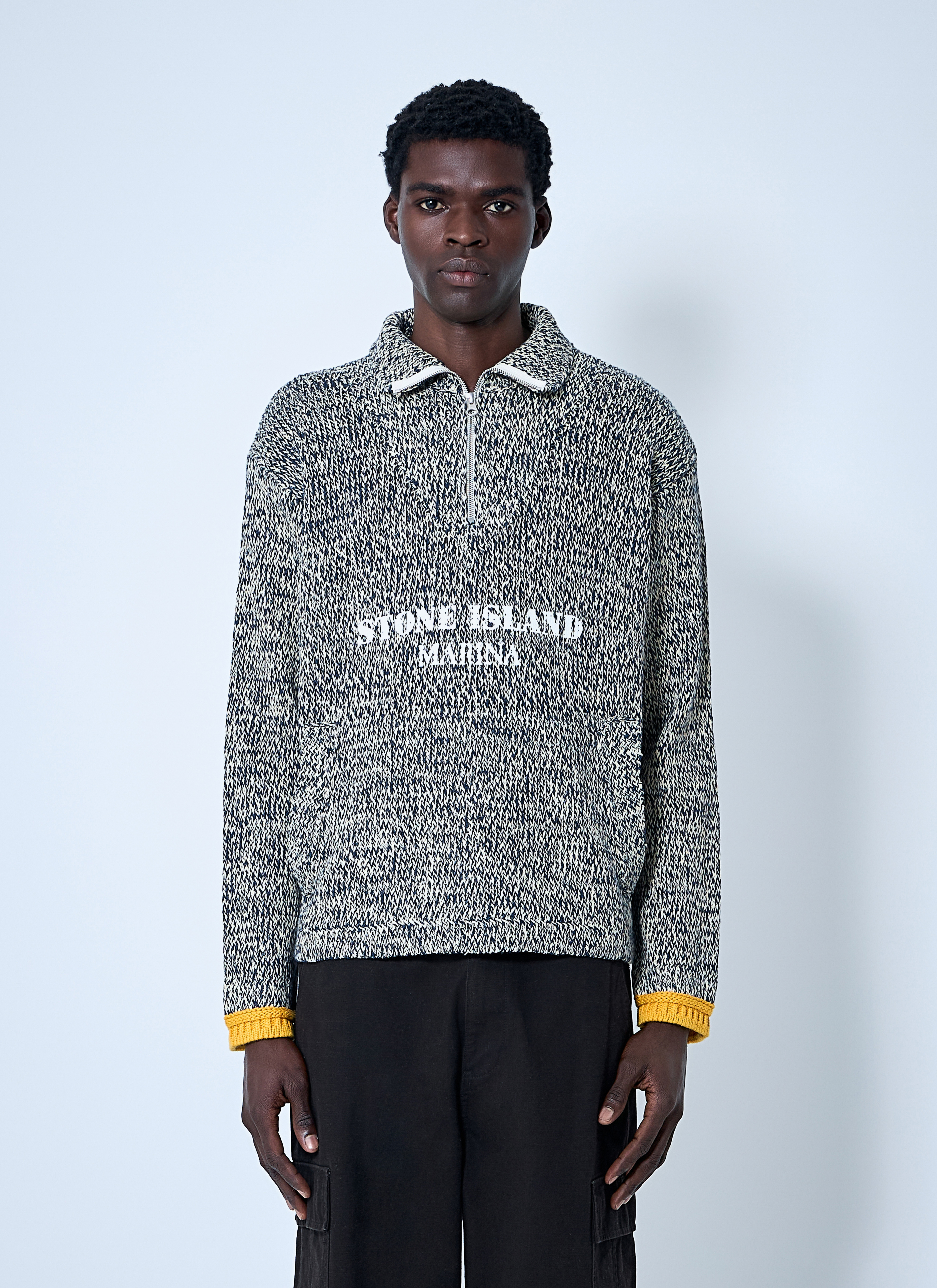 Stone Island Men's' Marina Sweater in Grey | LN-CC®