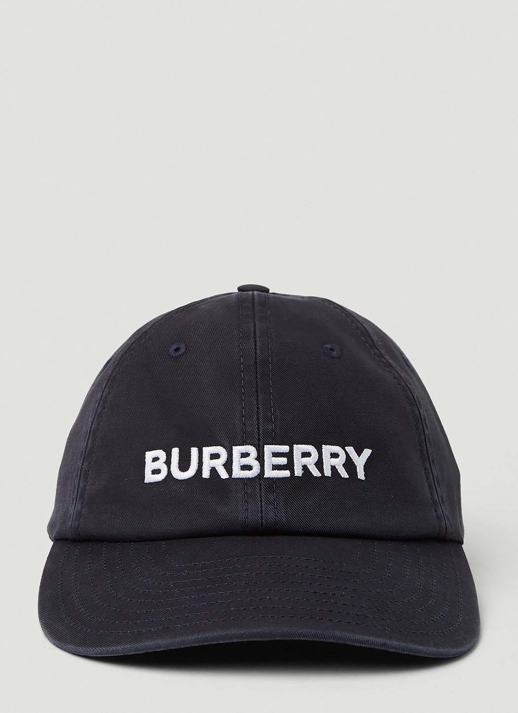 Distressed Logo Embrodiery Baseball Cap