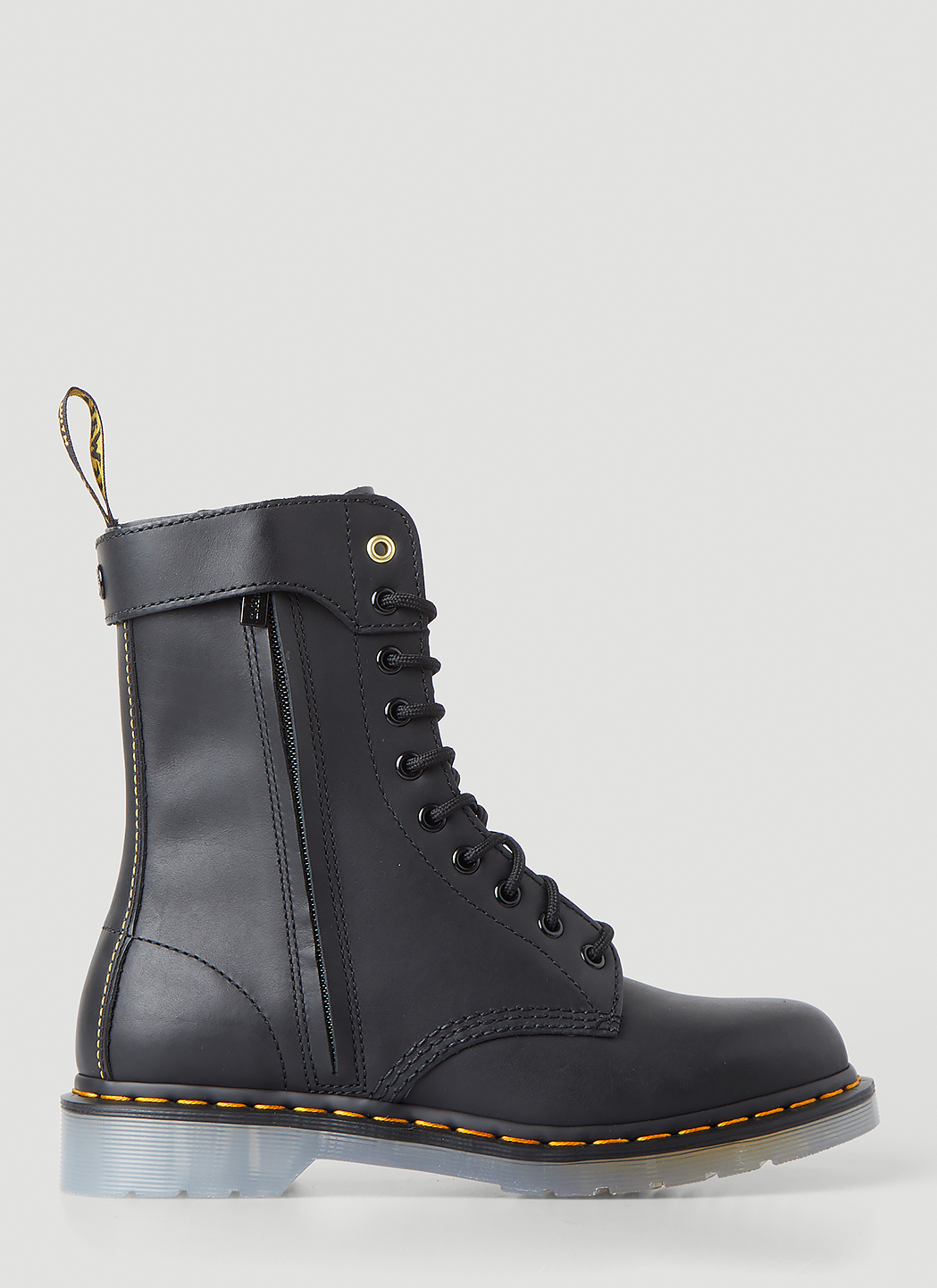 Yohji Yamamoto x Dr Martens 1490 High Top Boots in Black | LN-CC®