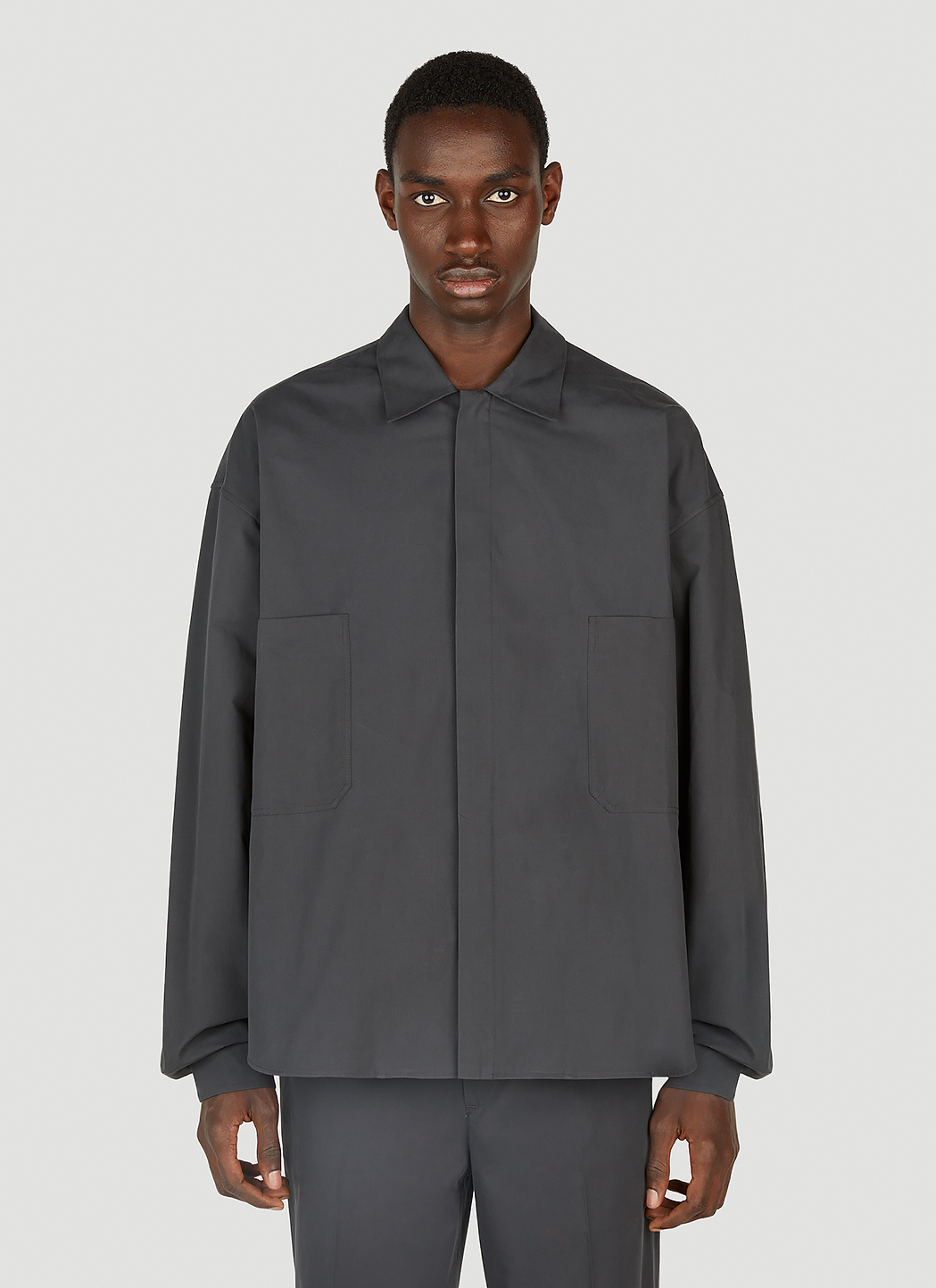 【新品】 The row Amoneto Jacket ザ・ロウ The Row: Gray Amoneto Jacket | SSENSE