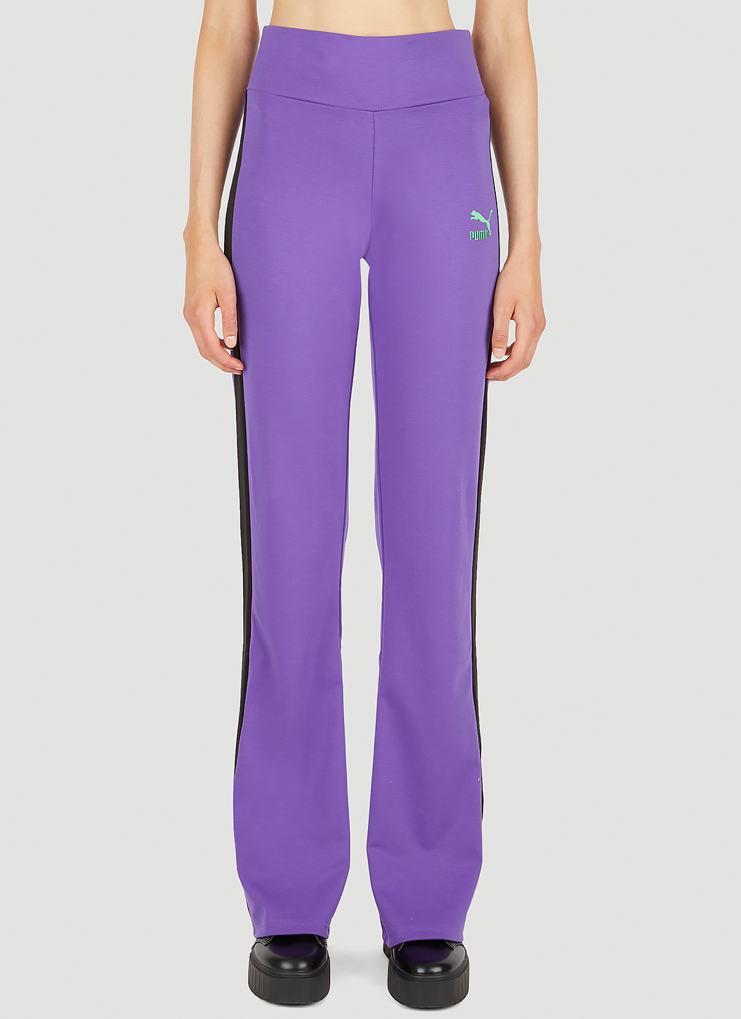 Puma Activewear | Essential Embroidery Track Pants Vivid Violet - Womens ⋆  Drzubedatumbi