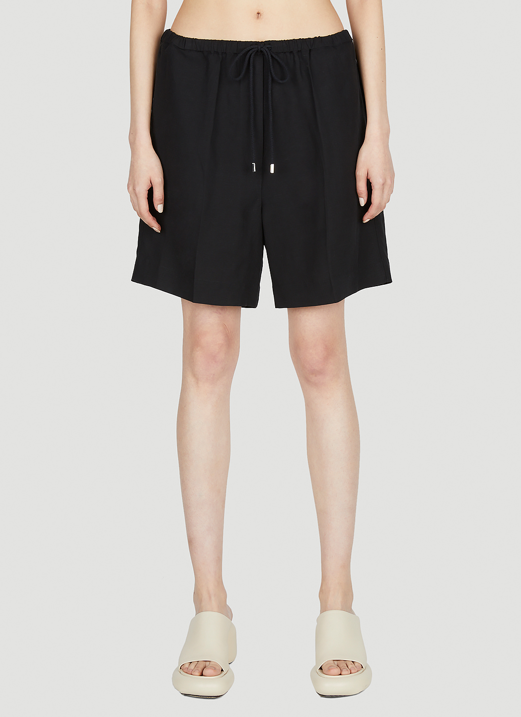 Press Creased Drawstring Shorts
