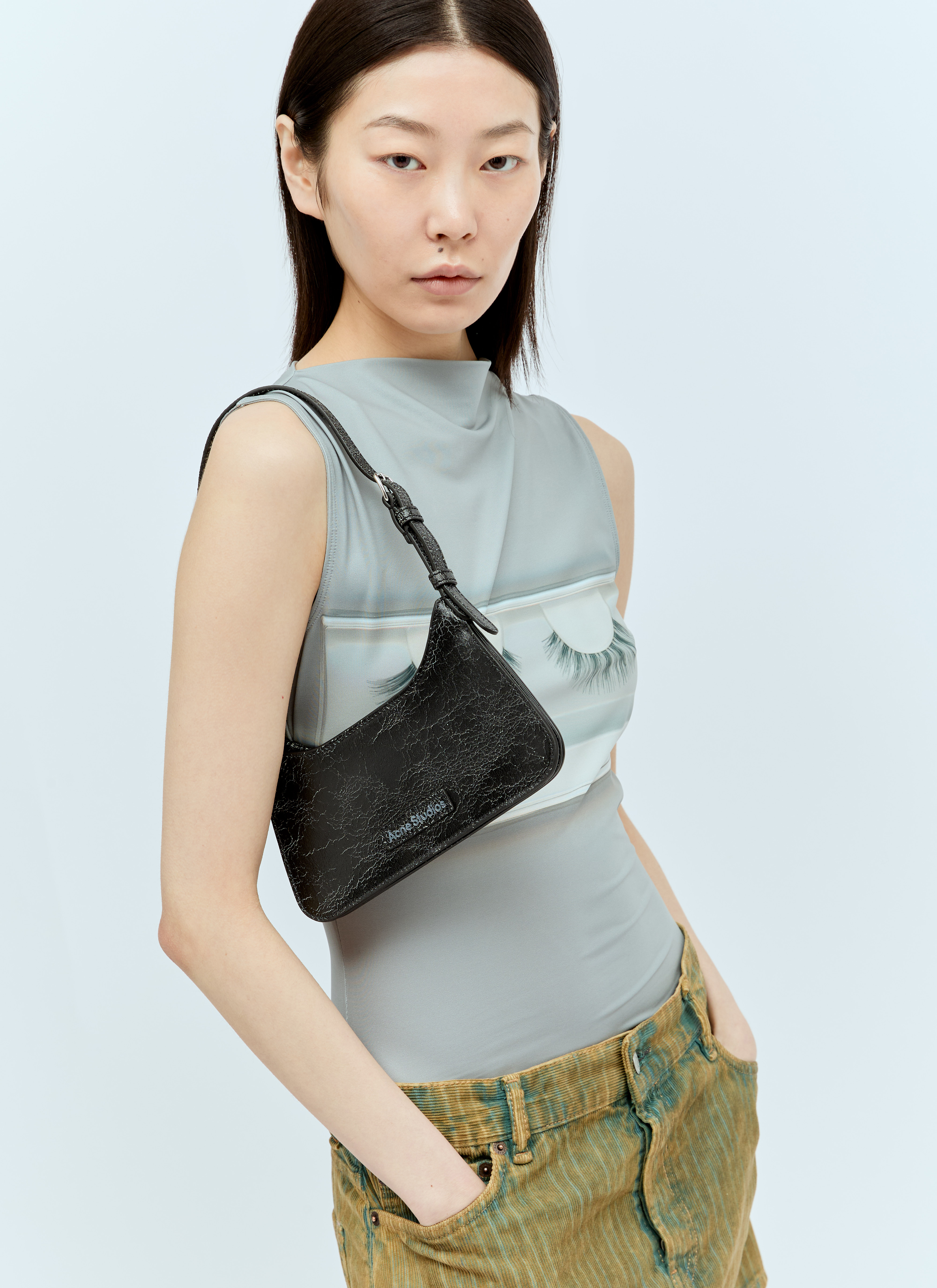 Acne Studios Women's' Platt Micro Shoulder Bag in Black | LN-CC®