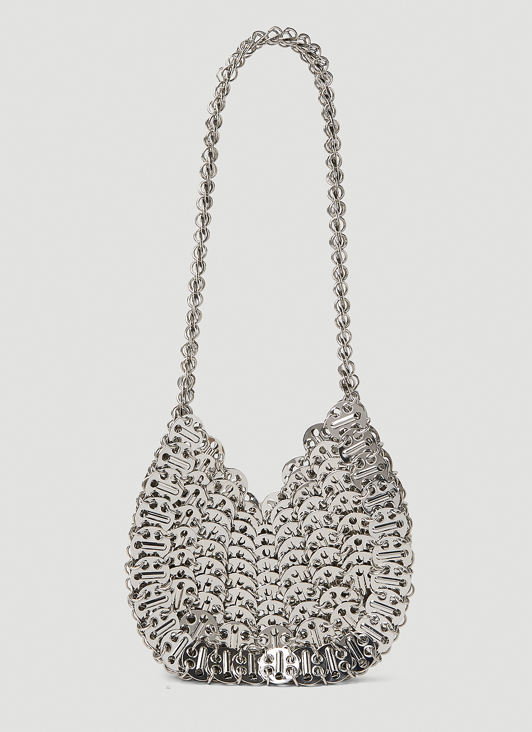 Paco Rabanne 1969 Moon Shoulder Bag in Silver | LN-CC