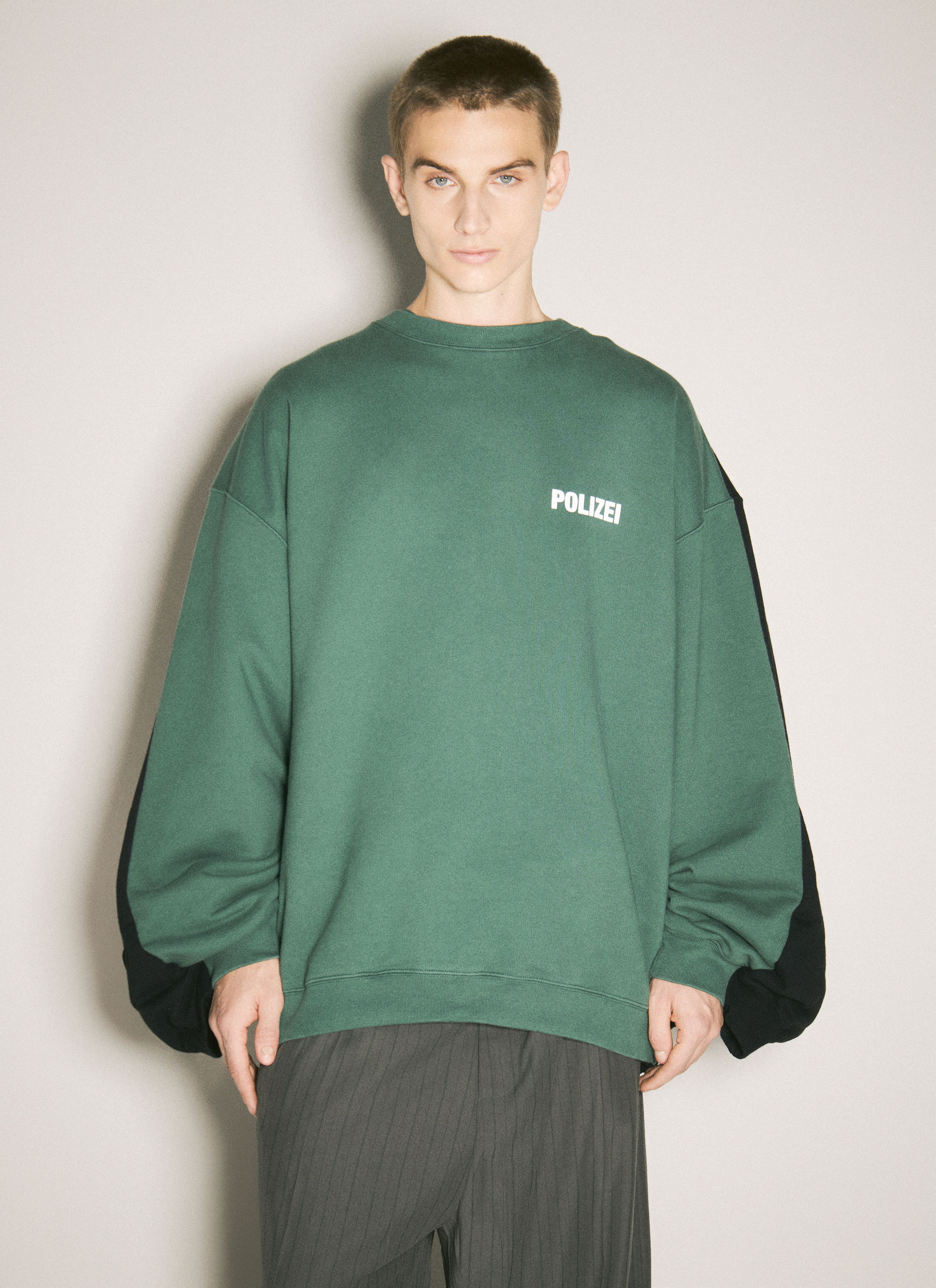 Vetements Men's' Polizei / Securite Double Sweatshirt in