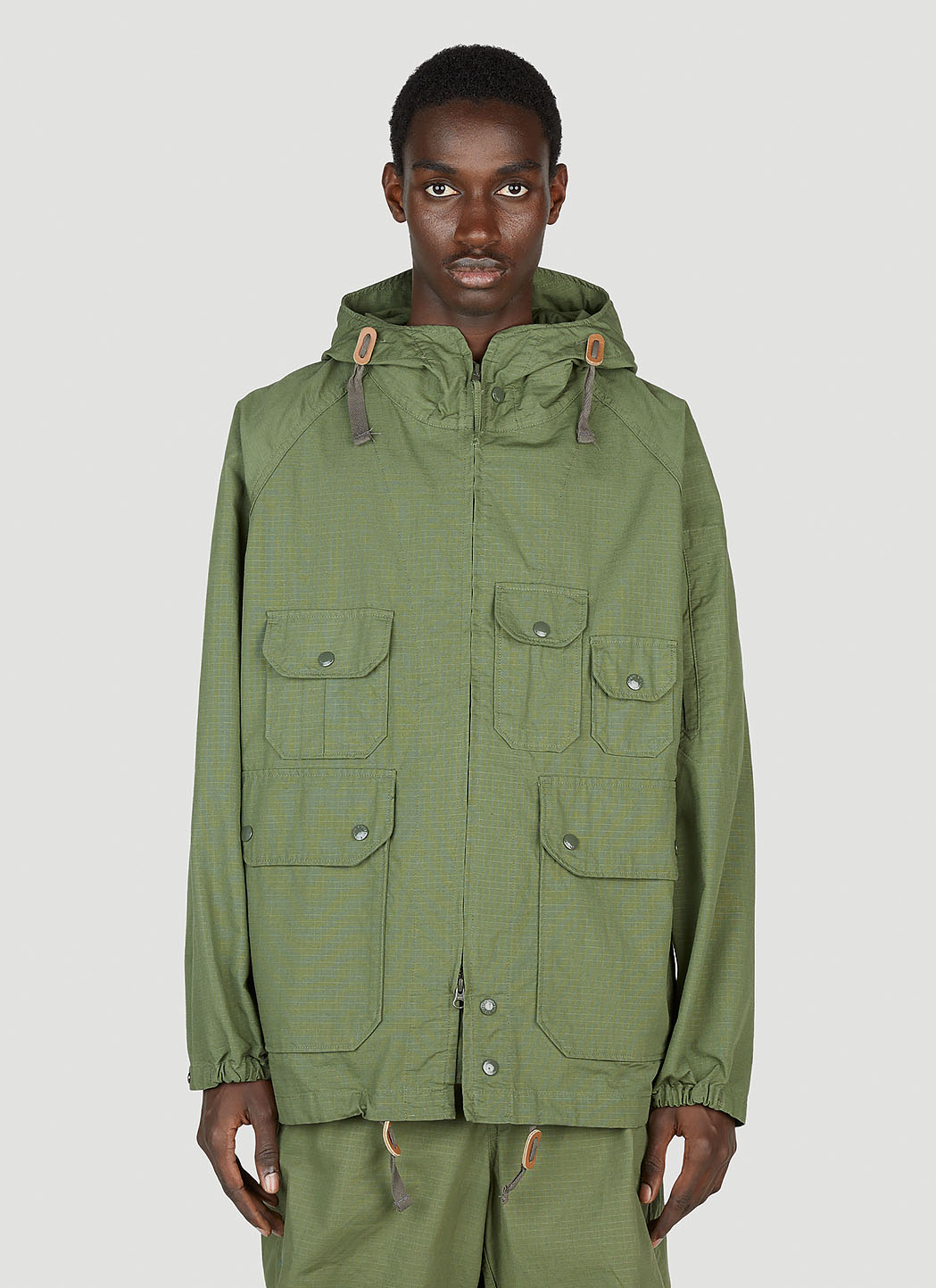 Engineered Garments Unisex Atlantic Parka Jacket in Green | LN-CC®