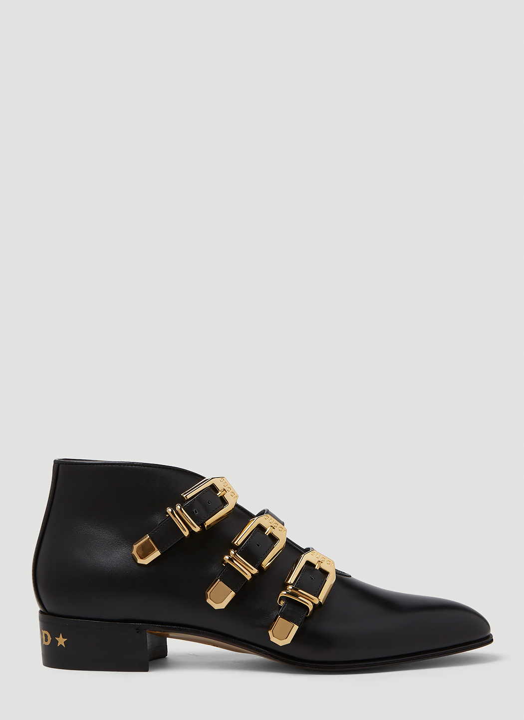 Hollywood Buckle Ankle Boots