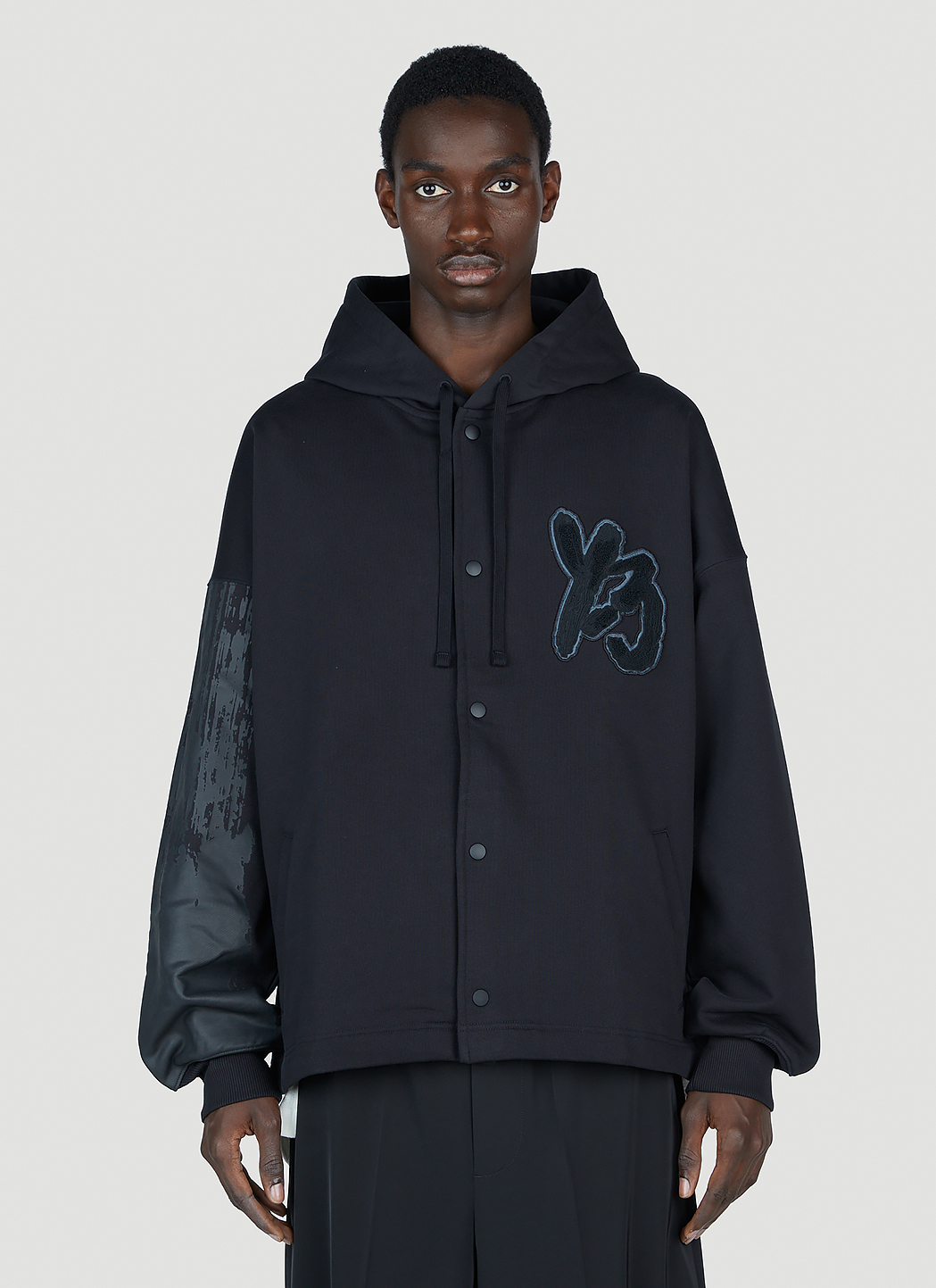 Logo Patch Hooded Sweatshirt