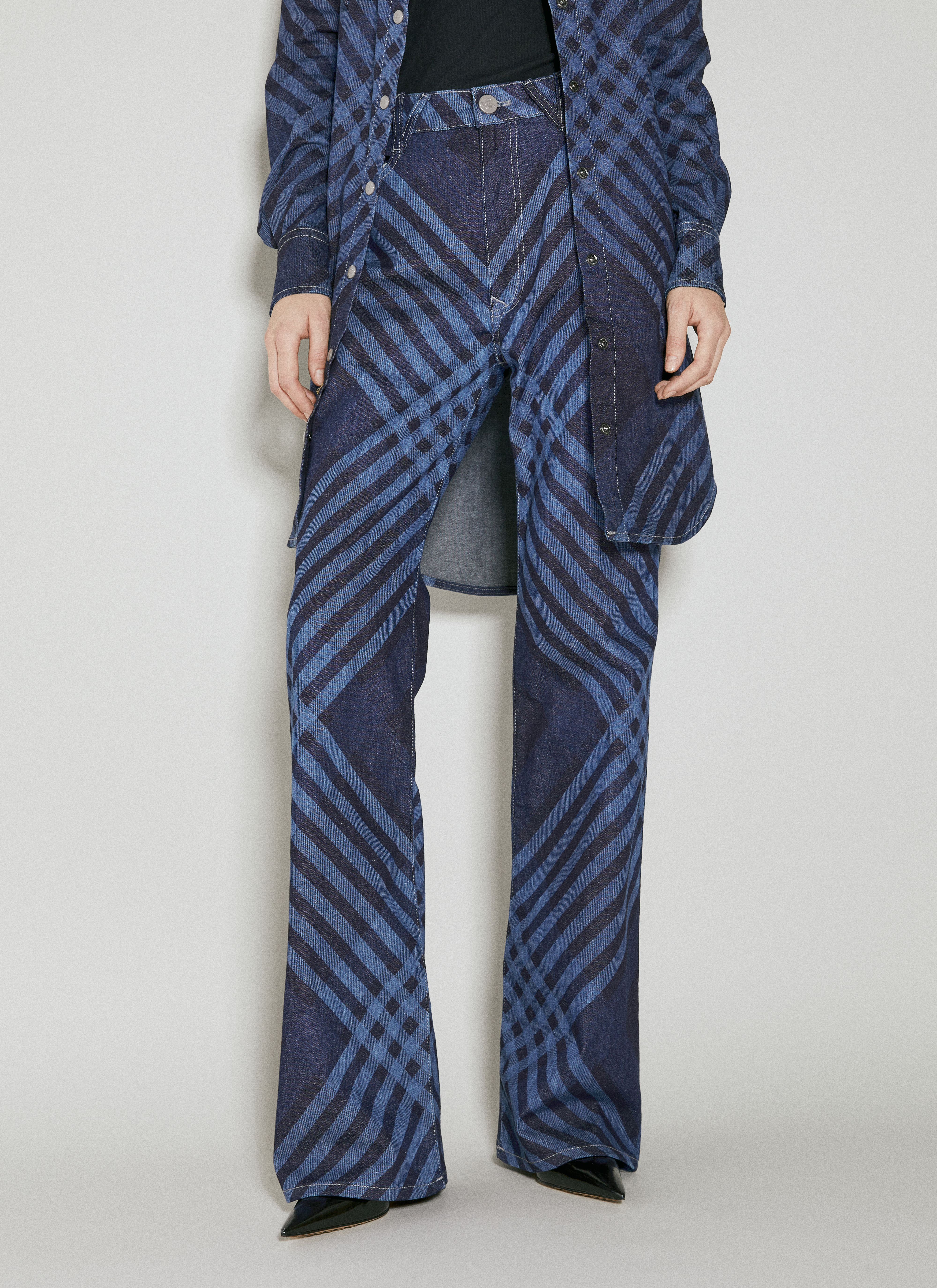 【関税&送料込】Vivienne Westwood Five Pocket Jeans Ray Ray 5 Pocket Jeans in VW-GRID-BLUE | Vivienne Westwood®