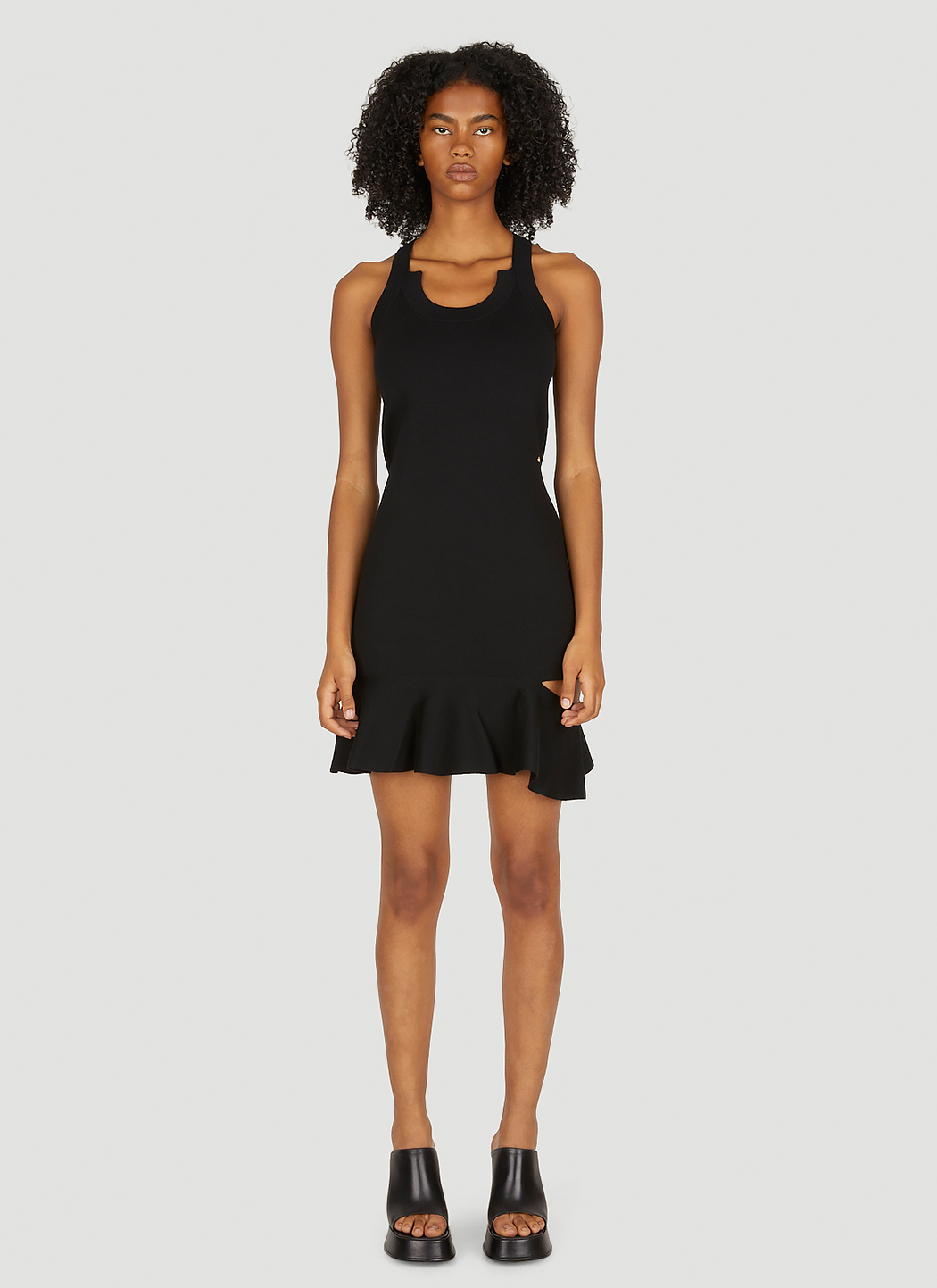 Split Hem Mini Dress