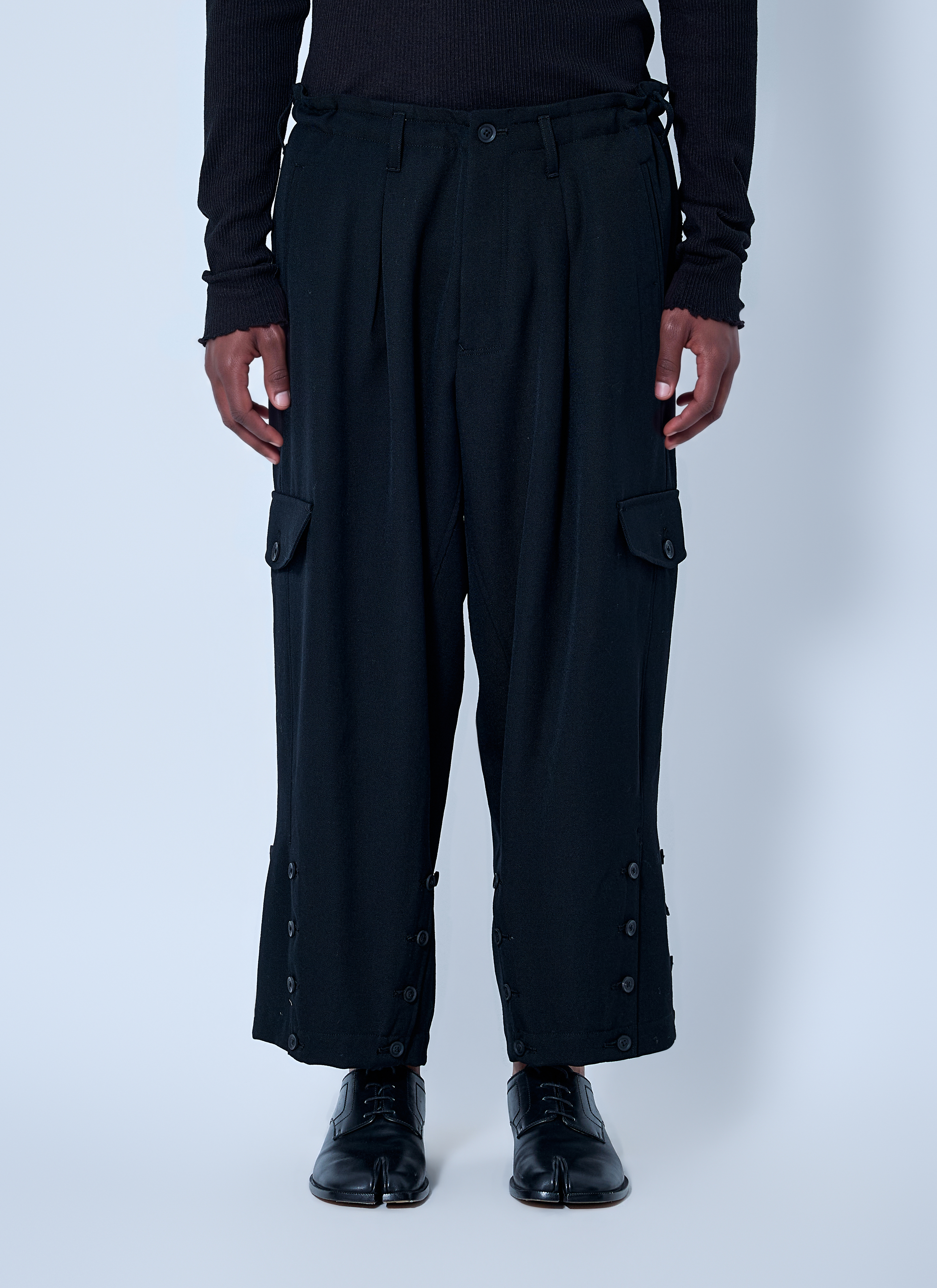 Yohji Yamamoto Yohji Yamamoto Hem Button Pants