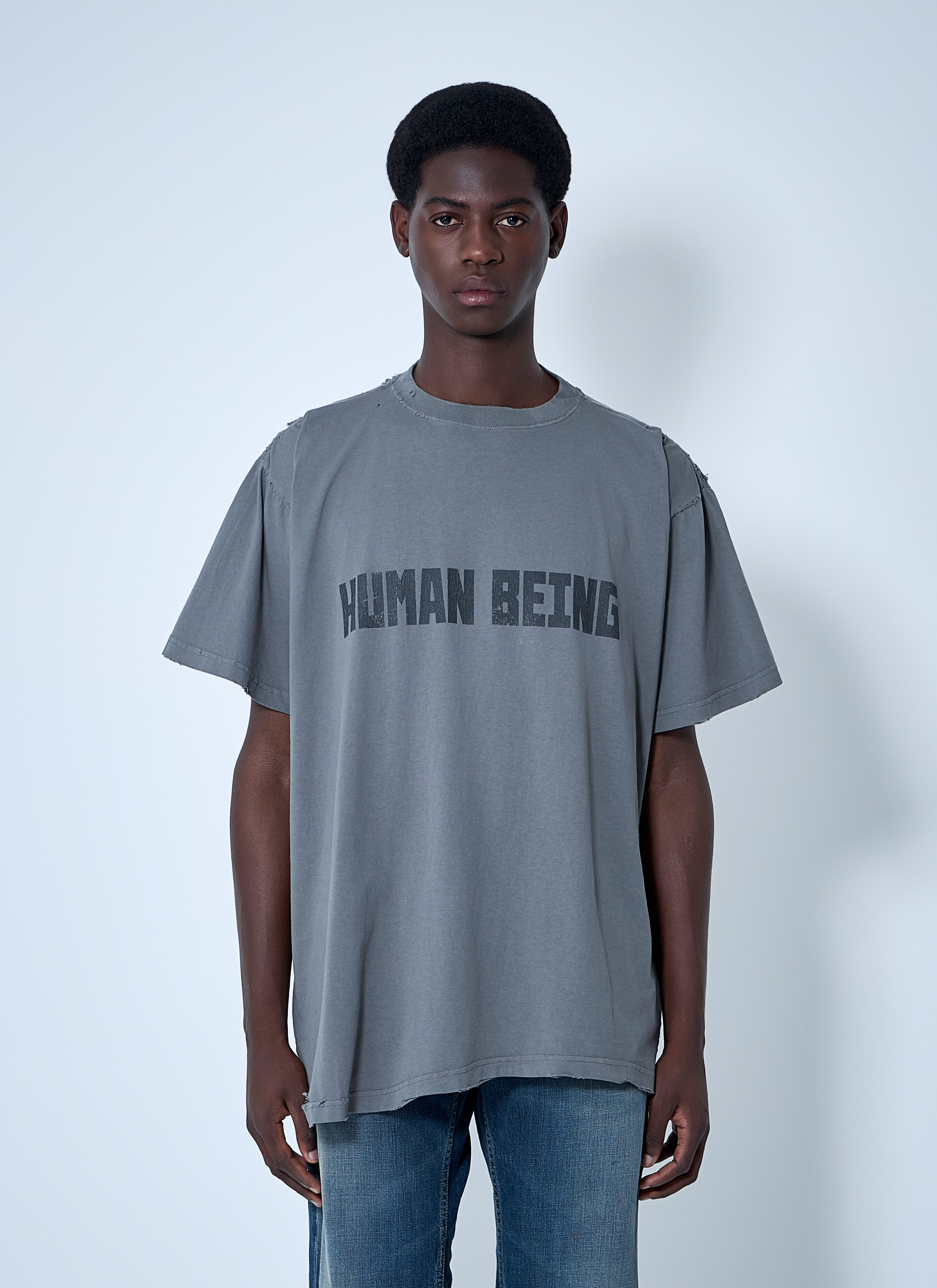 Balenciaga レディース Human Being Tシャツ の グレー | LN-CC®