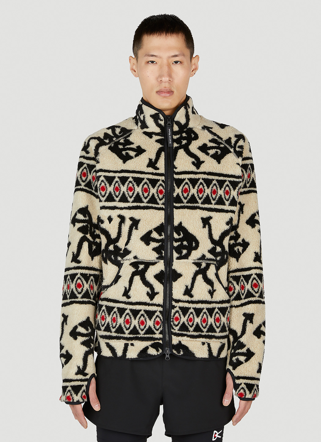Greg Jacquard Fleece Jacket