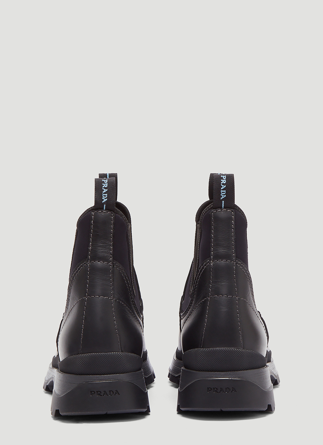 Prada Rodeo Neoprene Chelsea Boots in Black | LN-CC