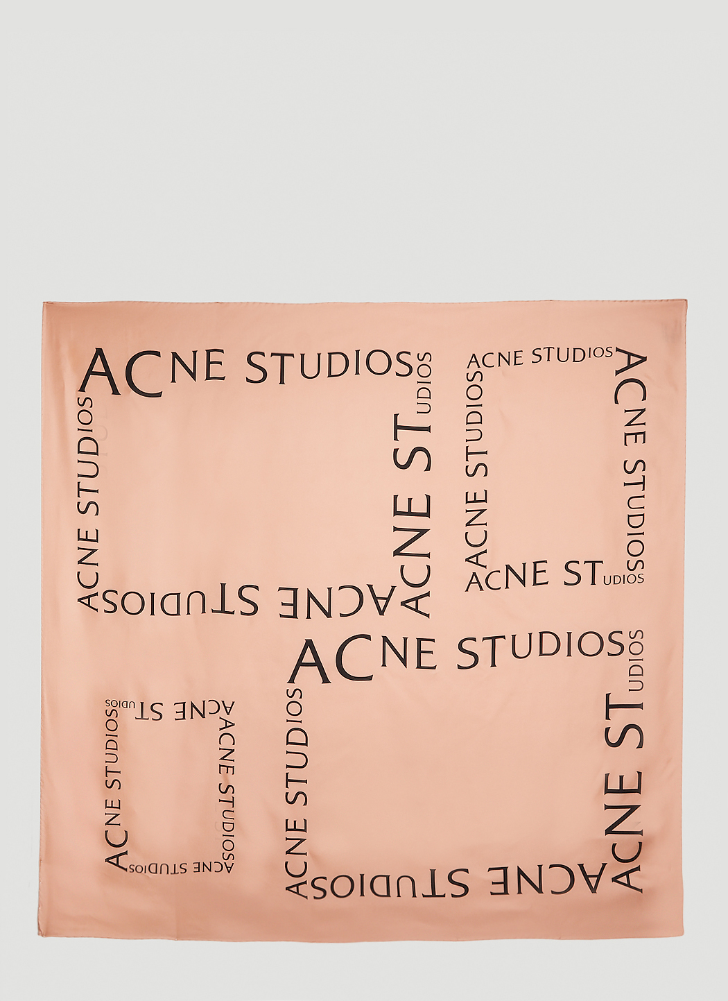 Logo Print Sqaure Scarf