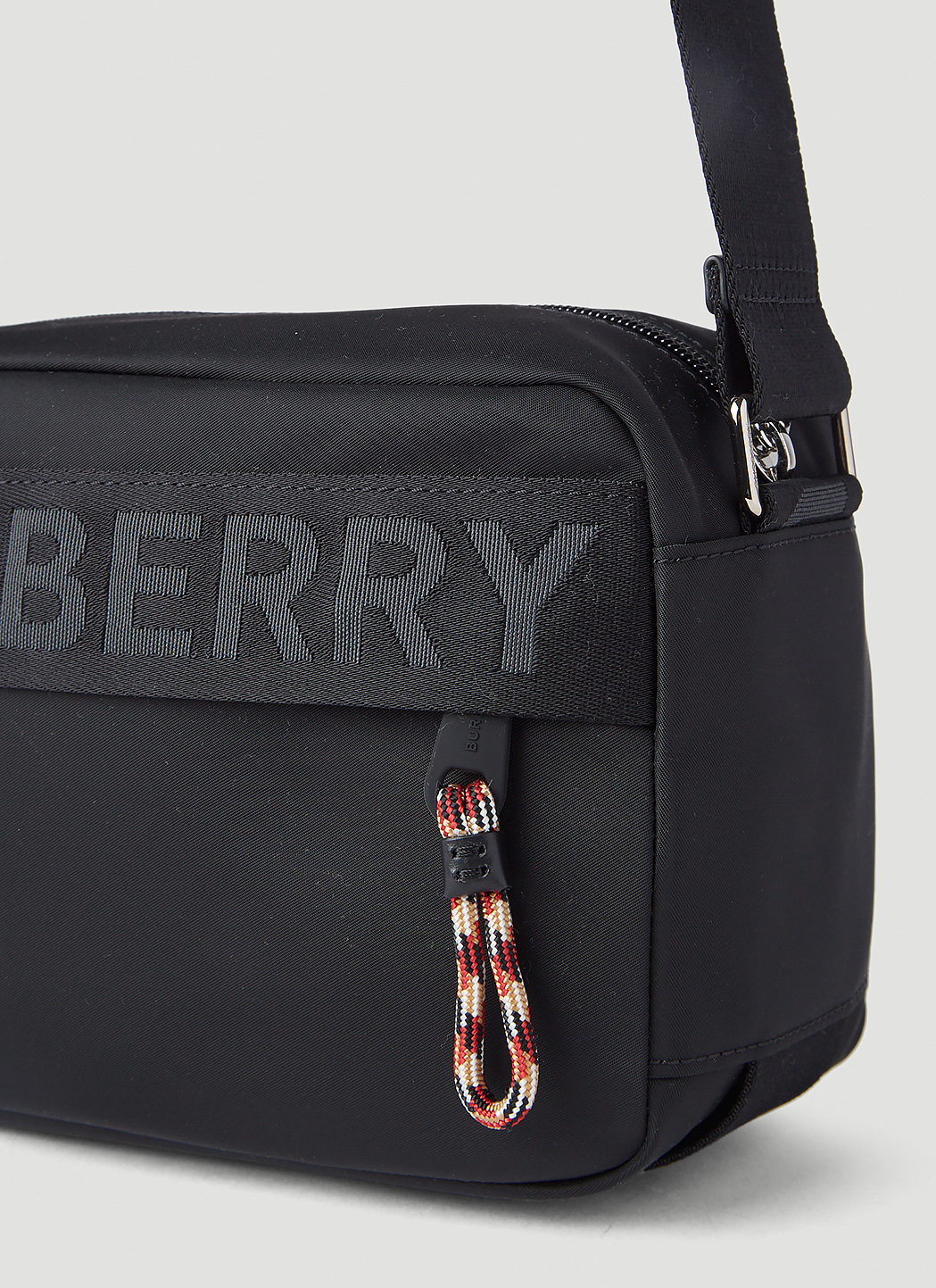 Burberry Men's Paddy RecycledNylon Crossbody Bag in Black LNCC