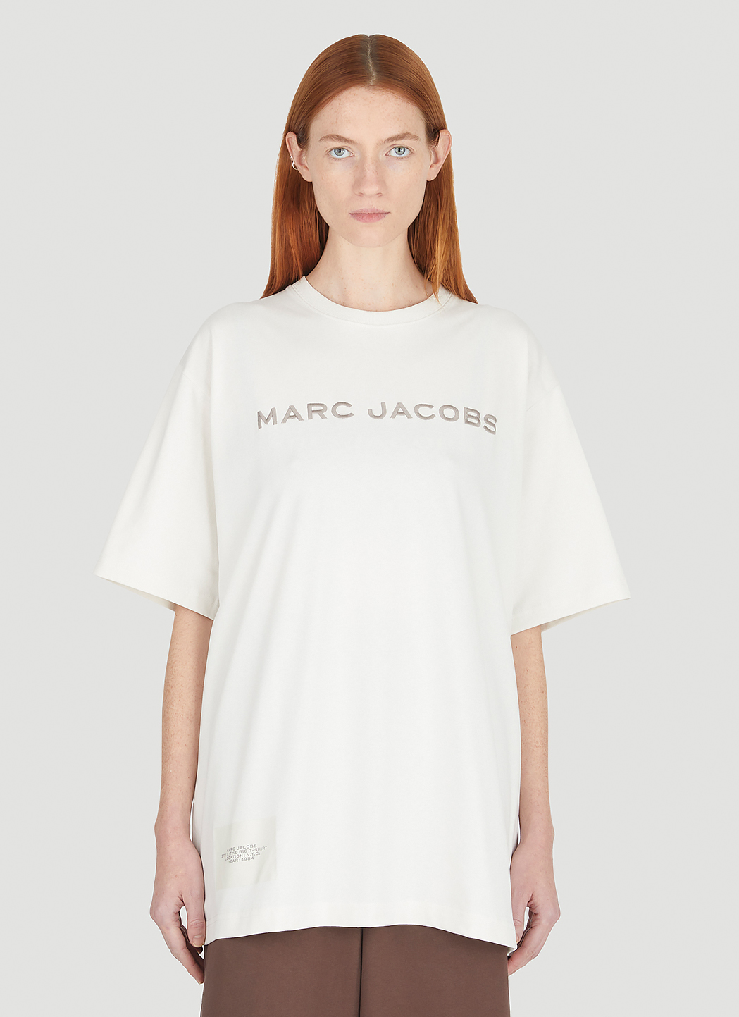 Marc Jacobs Women's Logo Print Big T-Shirt in White | LN-CC®