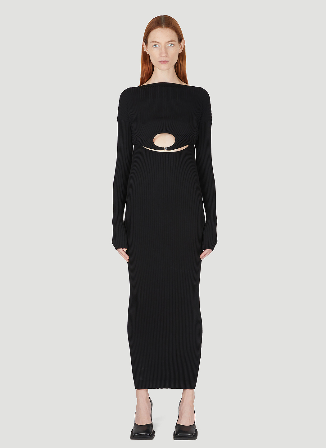 Cut-Out Motif Dress