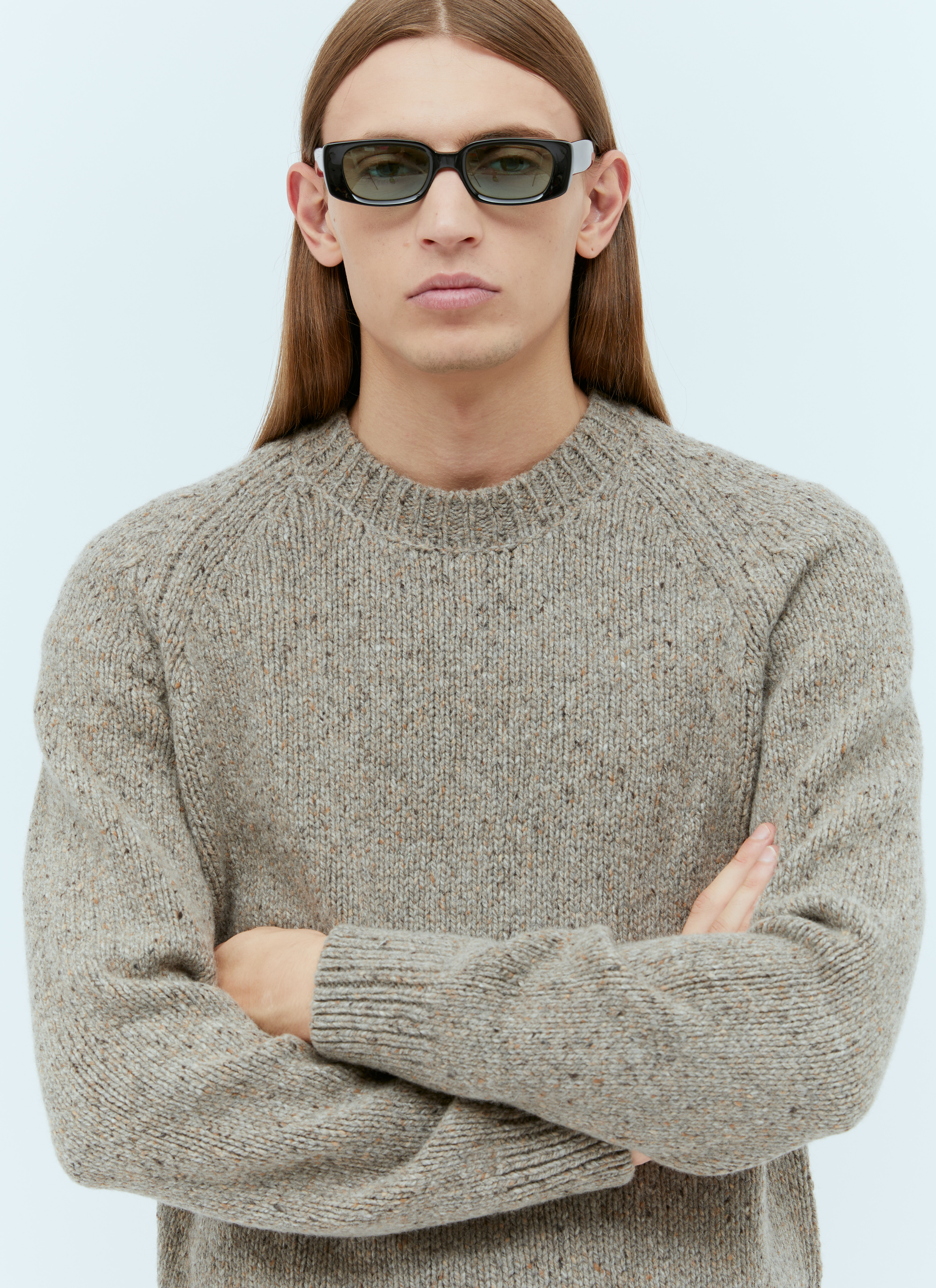 Men's' Harris Knit Sweater in Grey LN-CC®