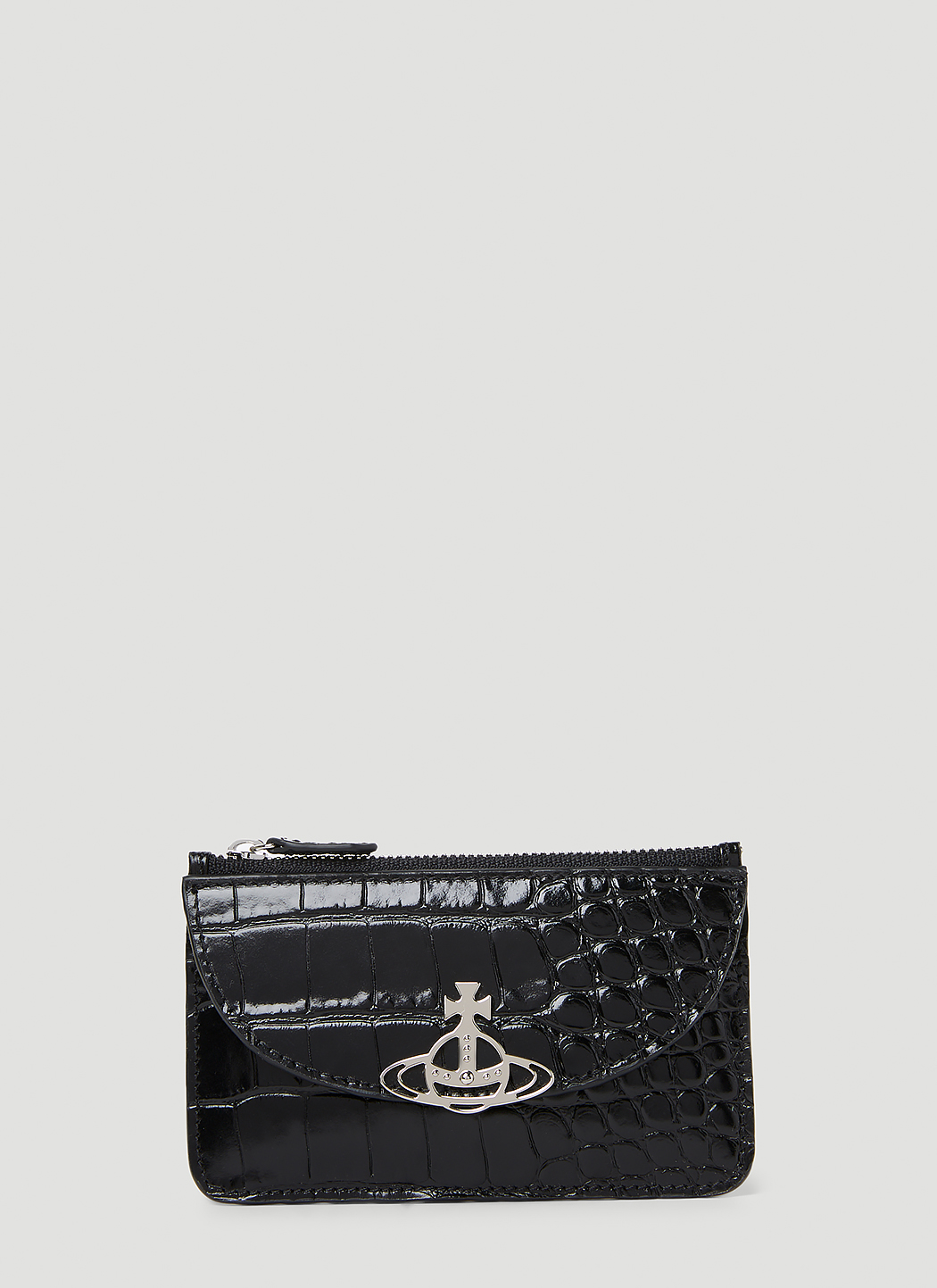 Vivienne Westwood Women's' Half Moon Cardholder in Black