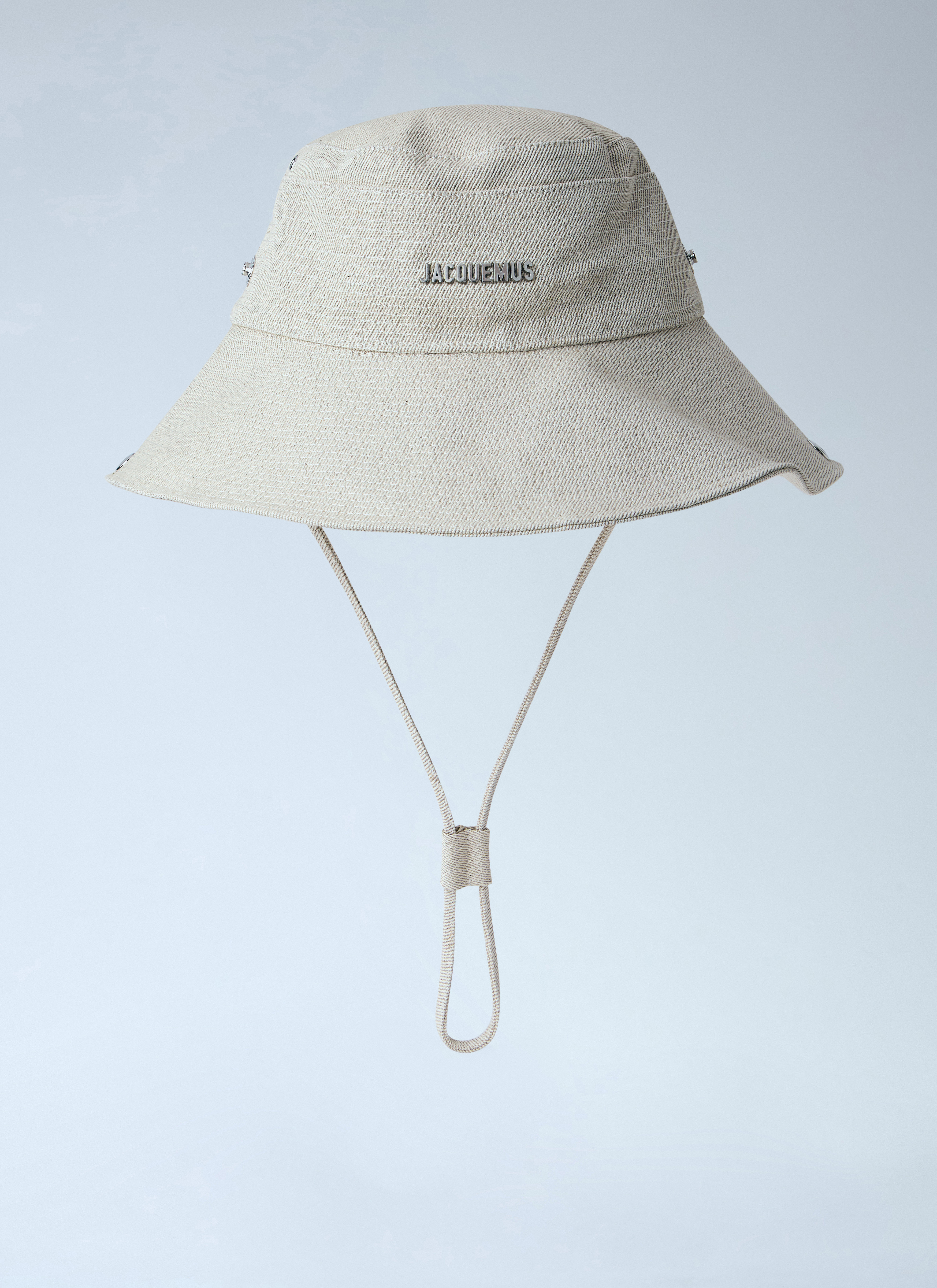 JACQUEMUS ハット★白色パイル地 Jacquemus Women's' Le Bob De-Nîmes Bucket Hat in White | LN-CC®