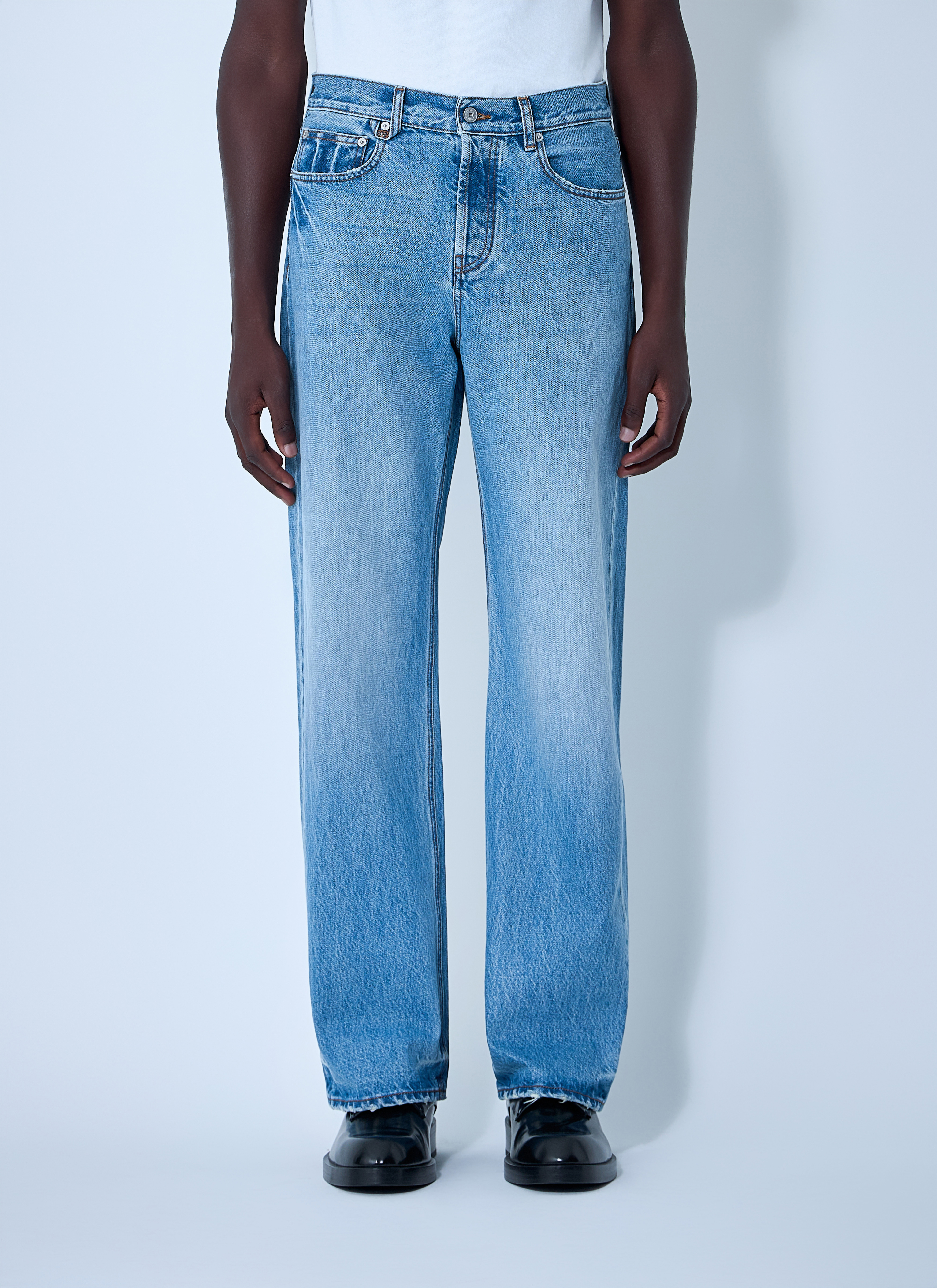 Jacquemus Men's Blue Le De-Nimes Droit Jeans - Man Jeans 30