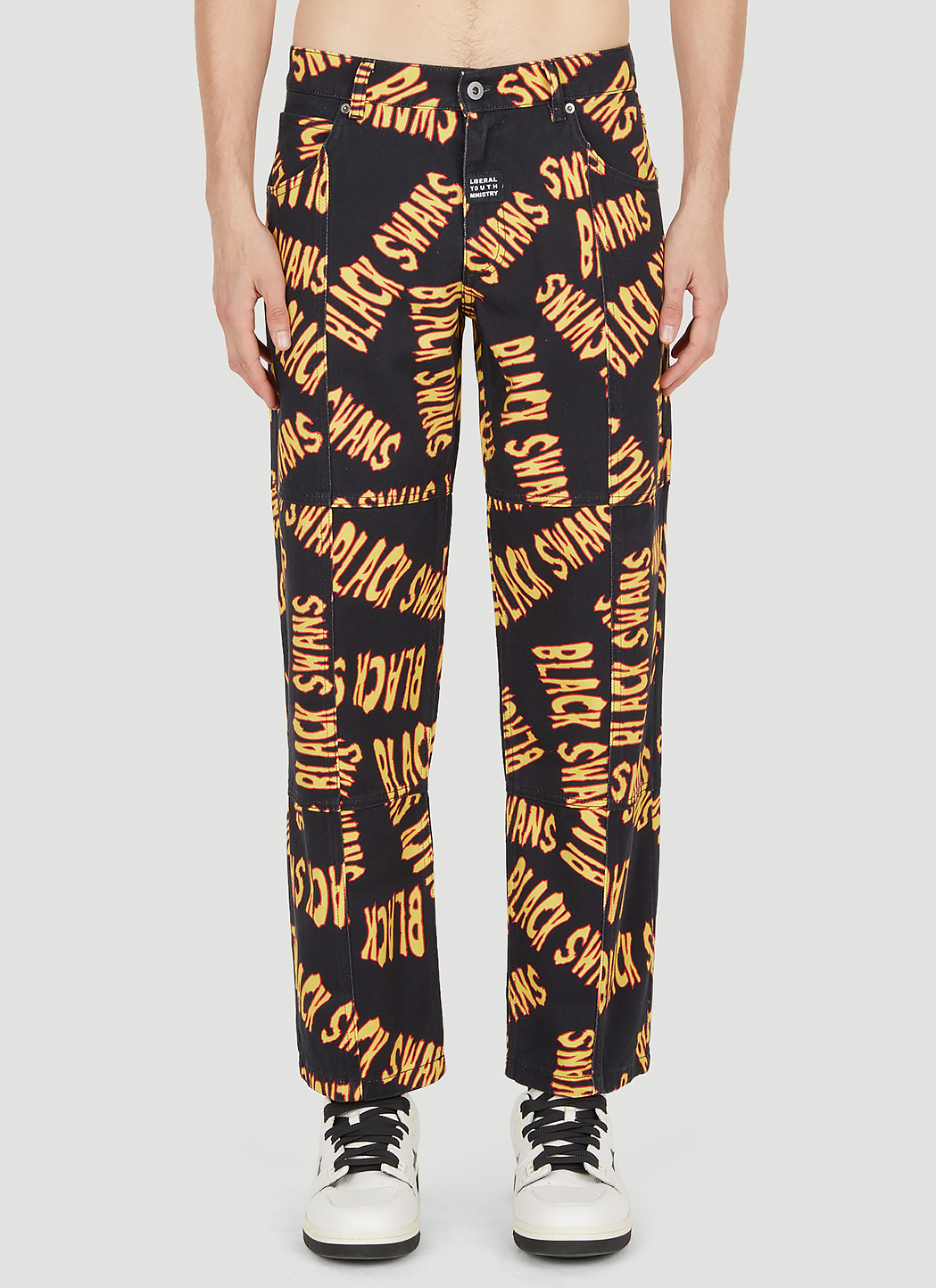 Black Swans Panelled Pants