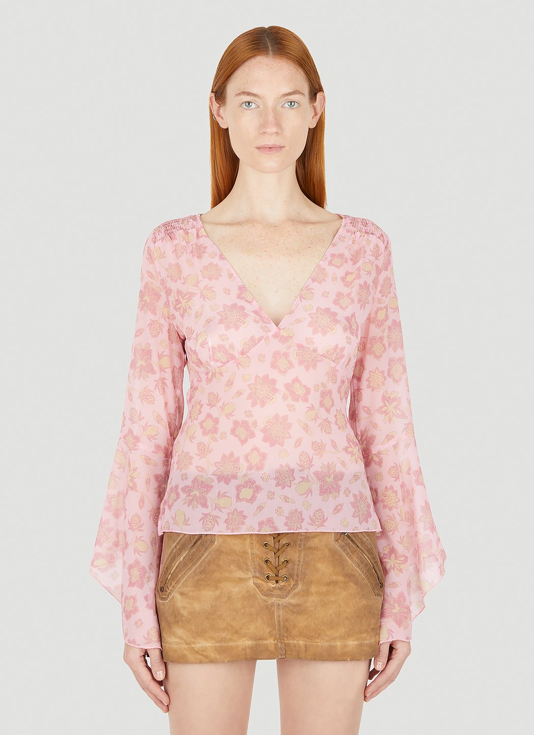 Floral Chiffon Blouse