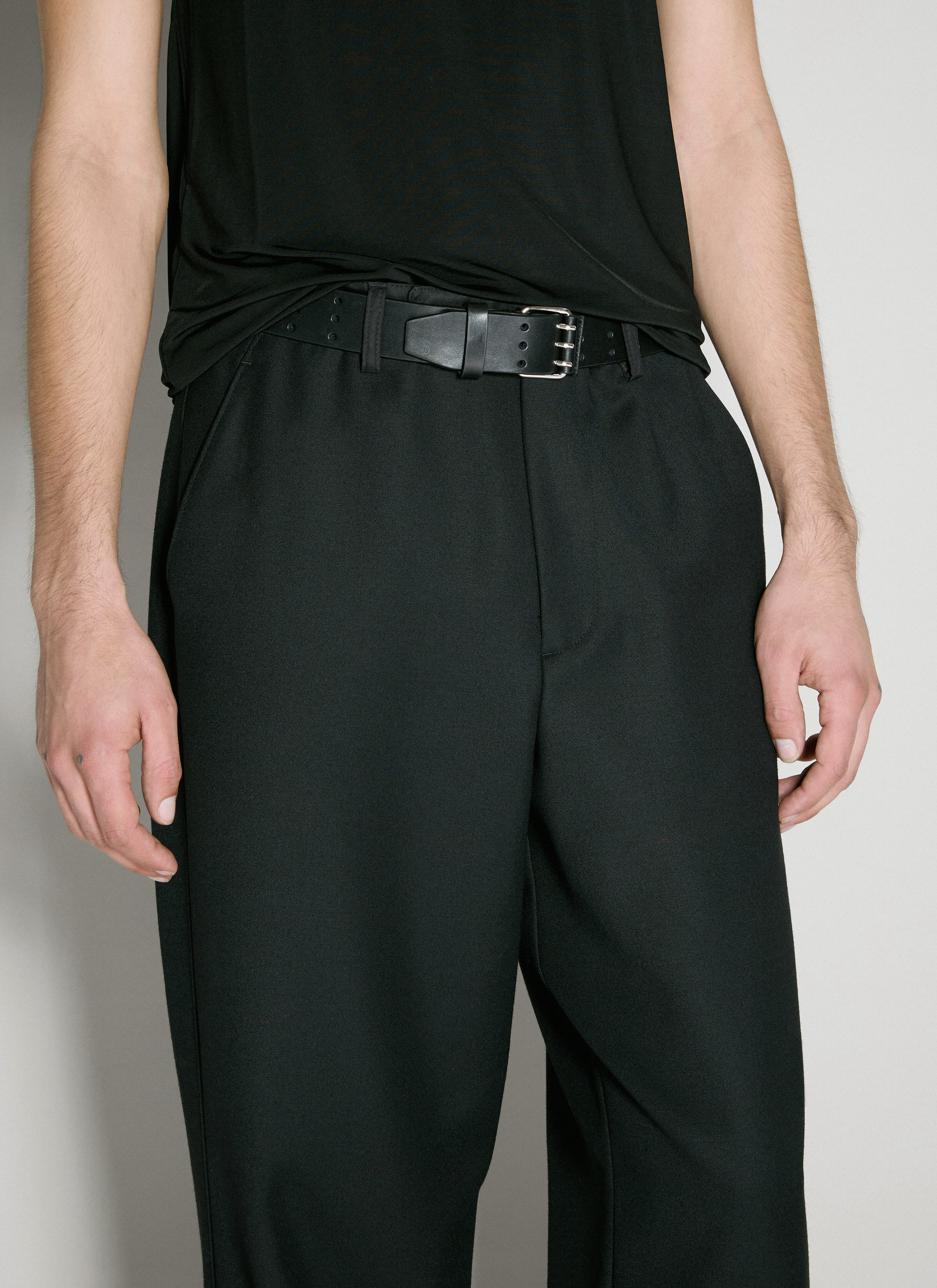 Ann Demeulemeester Men's' Olka Belt in Black | LN-CC®