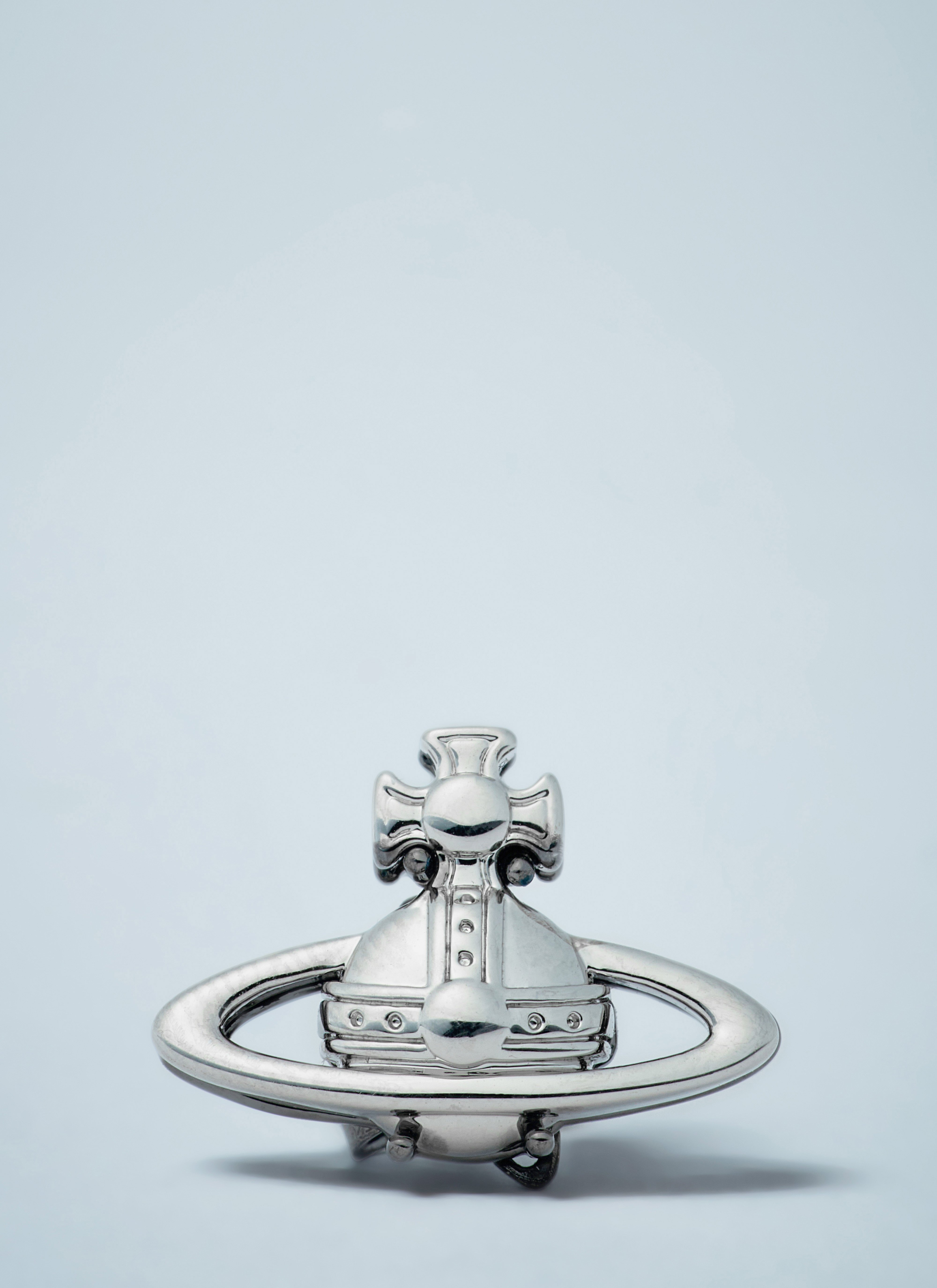 Vivienne Westwood Men's' Lorelei Orb Stud Earring in Silver