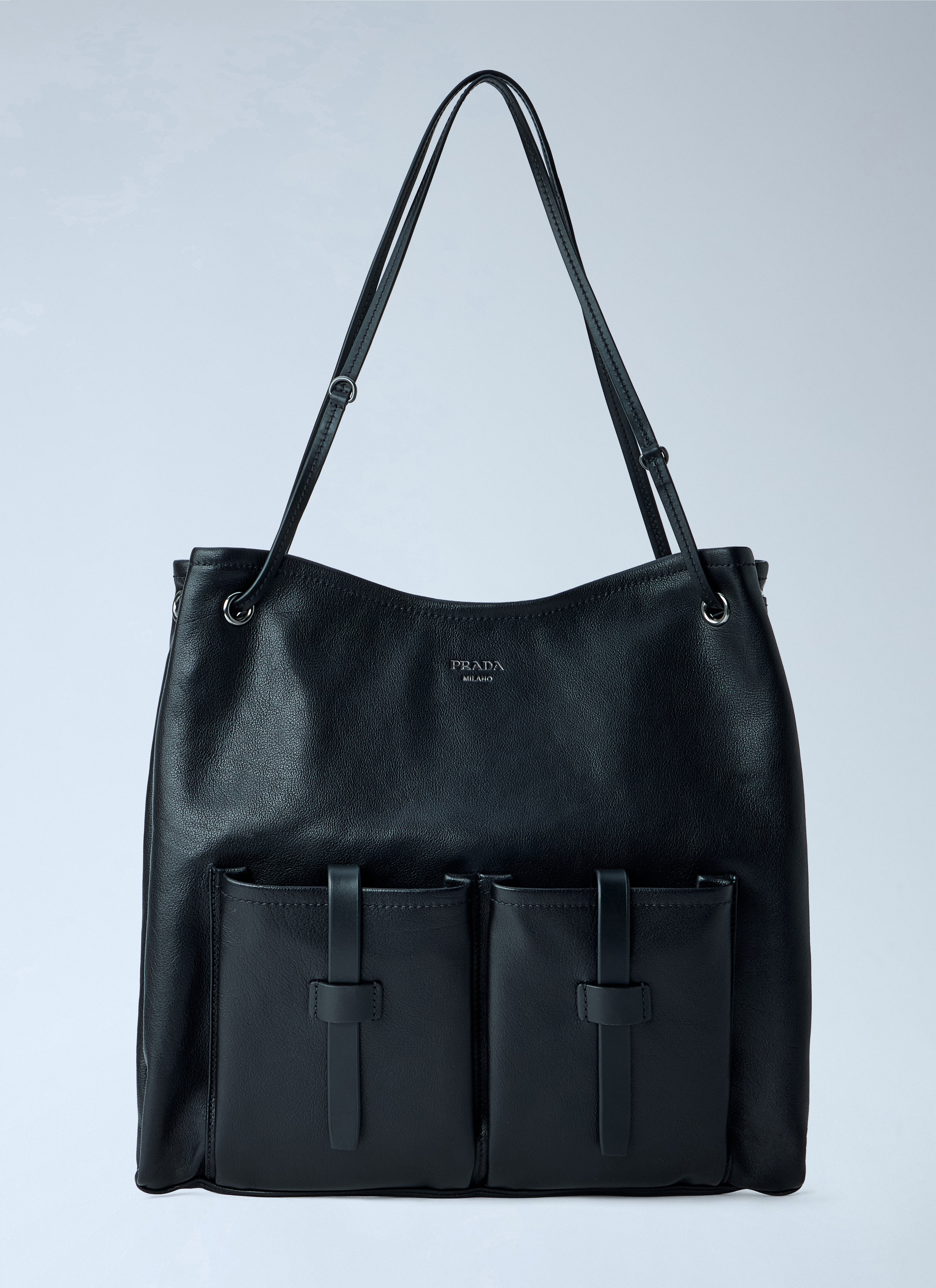 Prada Prada Leather Large Route Tote Bag