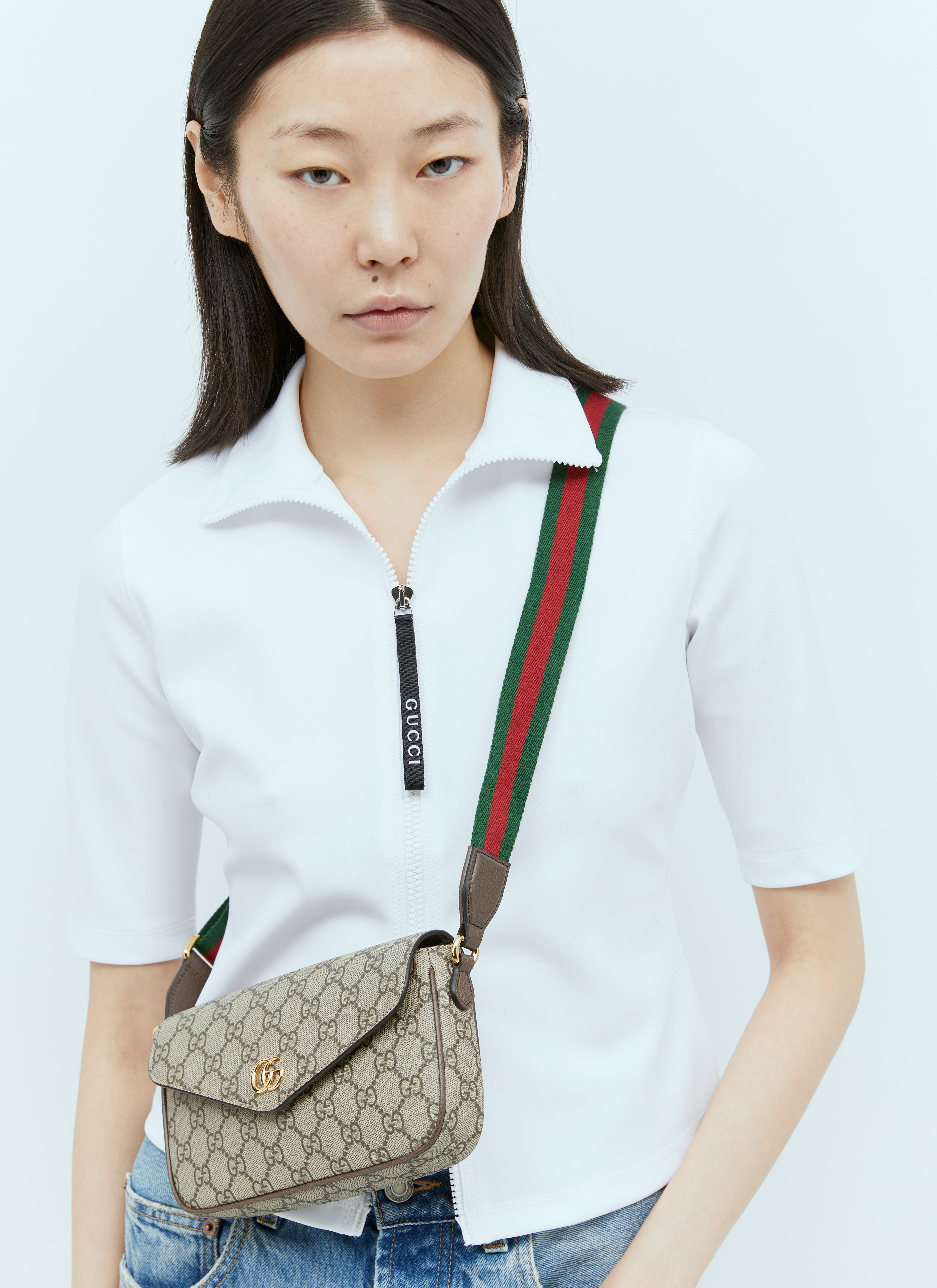 Gucci Women's' Ophidia Mini Shoulder Bag in Brown | LN-CC®