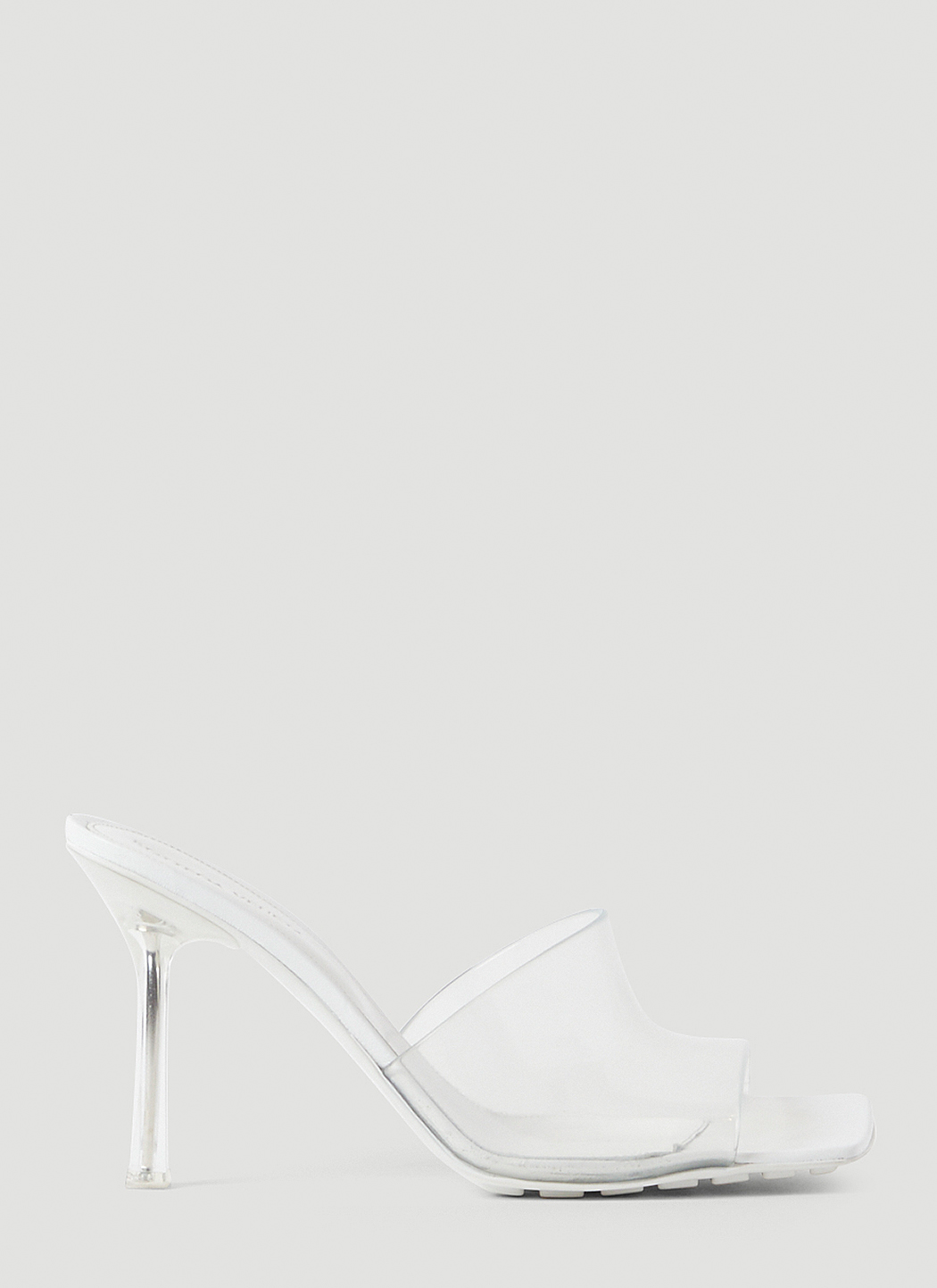 Stretch Transparent High Heel Mules