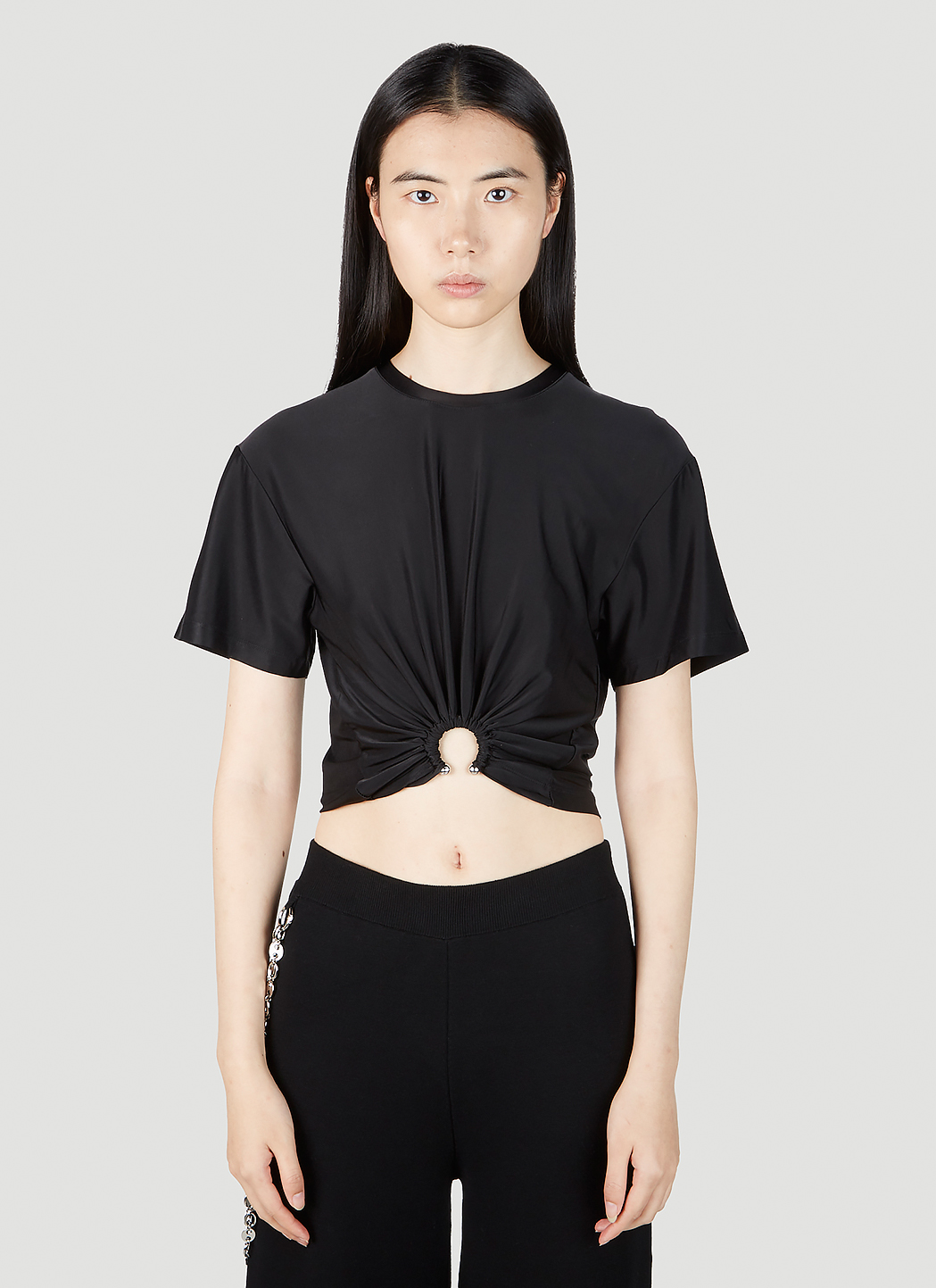 Ring Trim Crop Top
