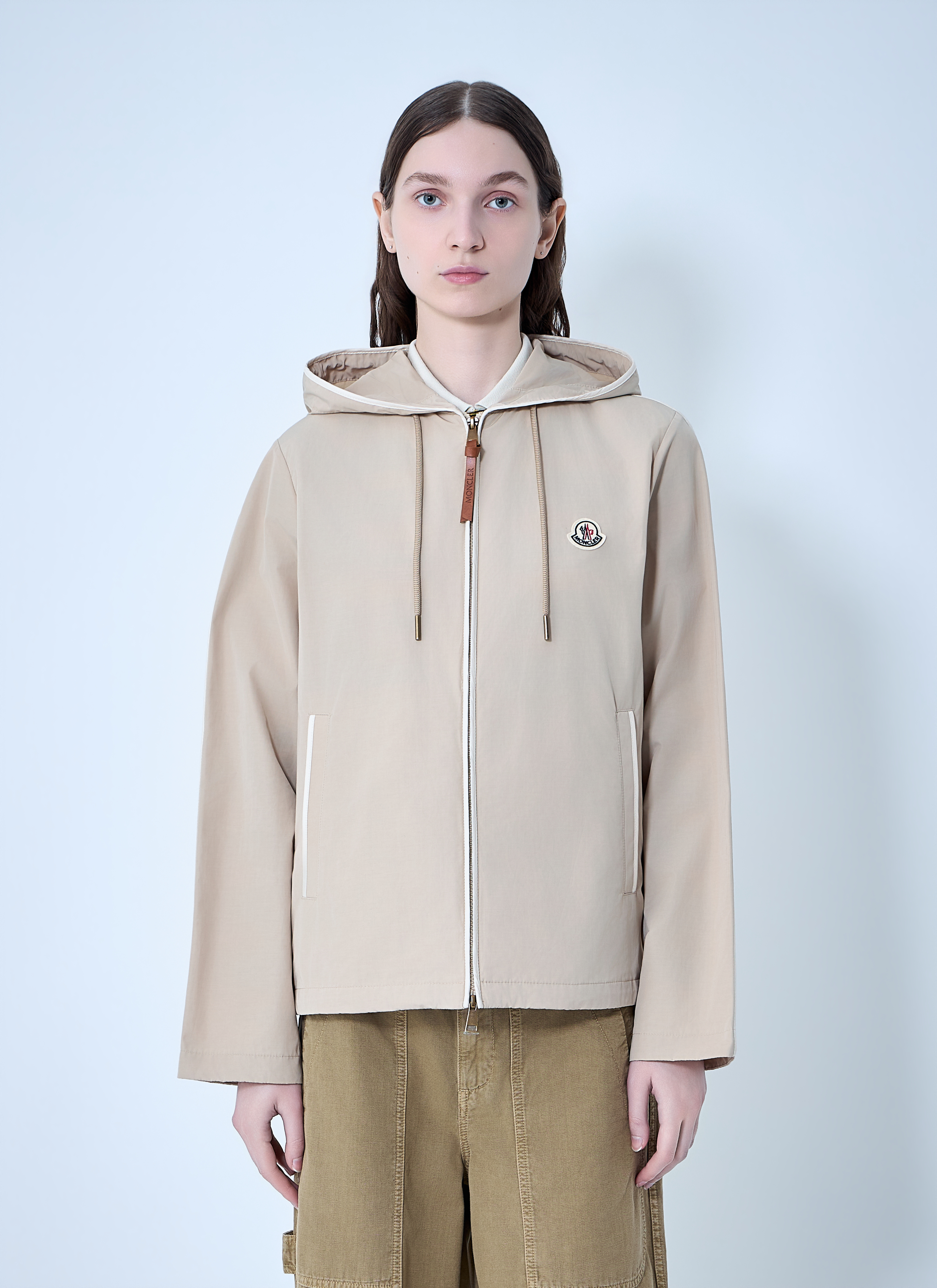 Moncler Women's Beige Sarracenia Jacket - Woman Jackets 3