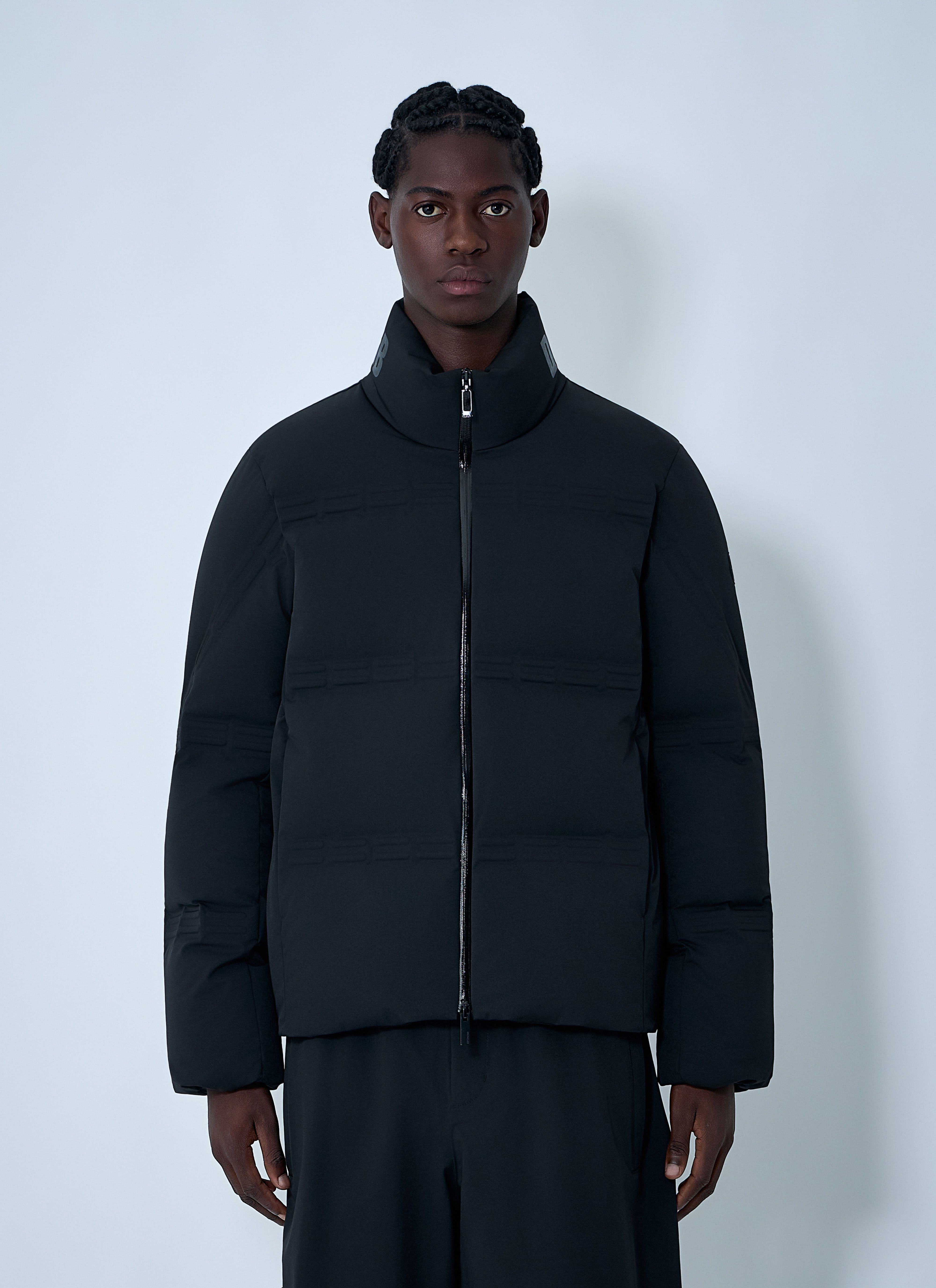 Moncler X A Rocky Men's Black Rally Short Down Jacket - Man Jackets 4