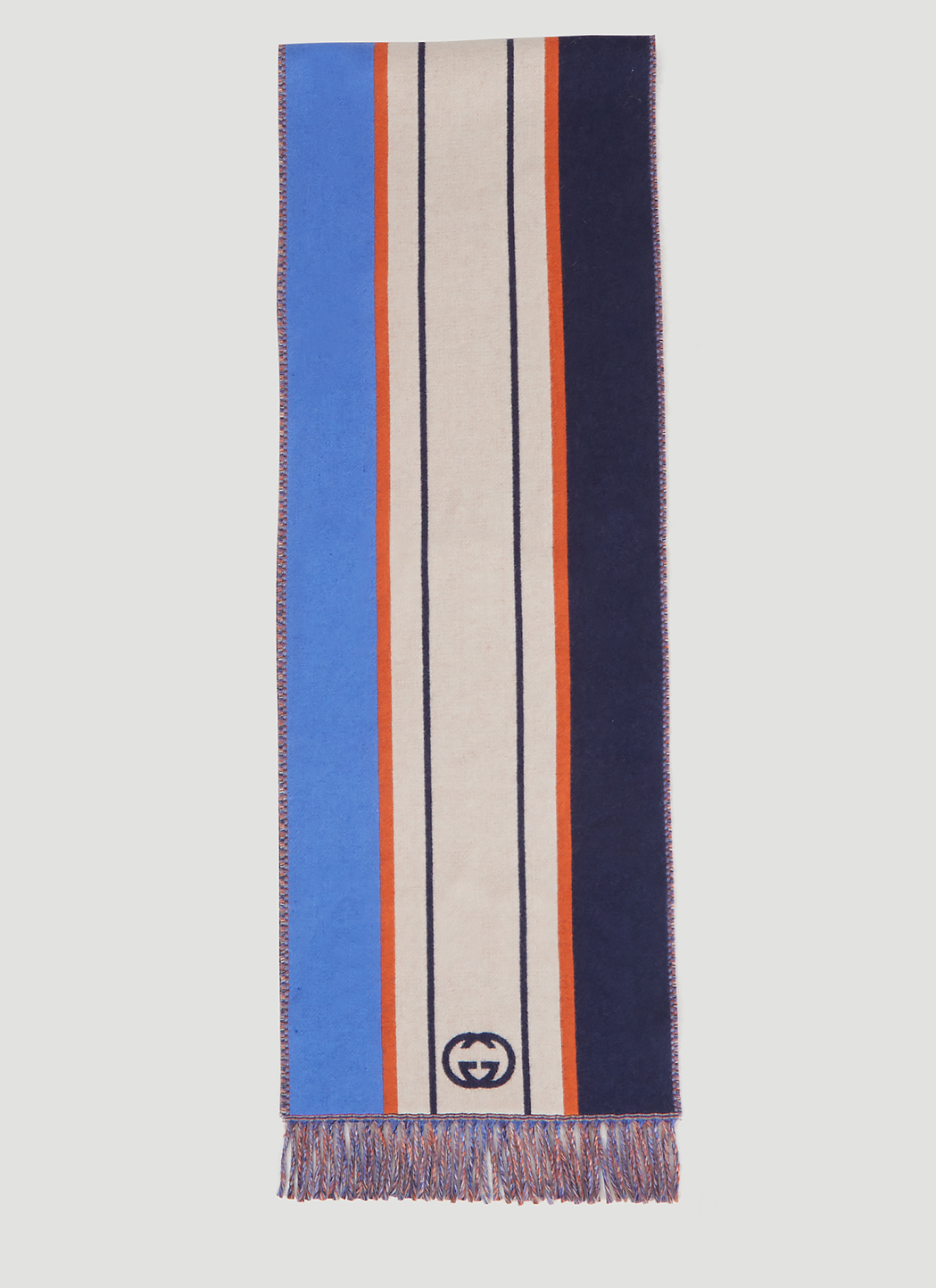 Interlocking G Stripe Scarf