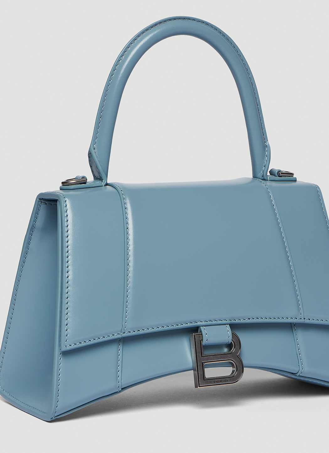 blue hourglass balenciaga bag